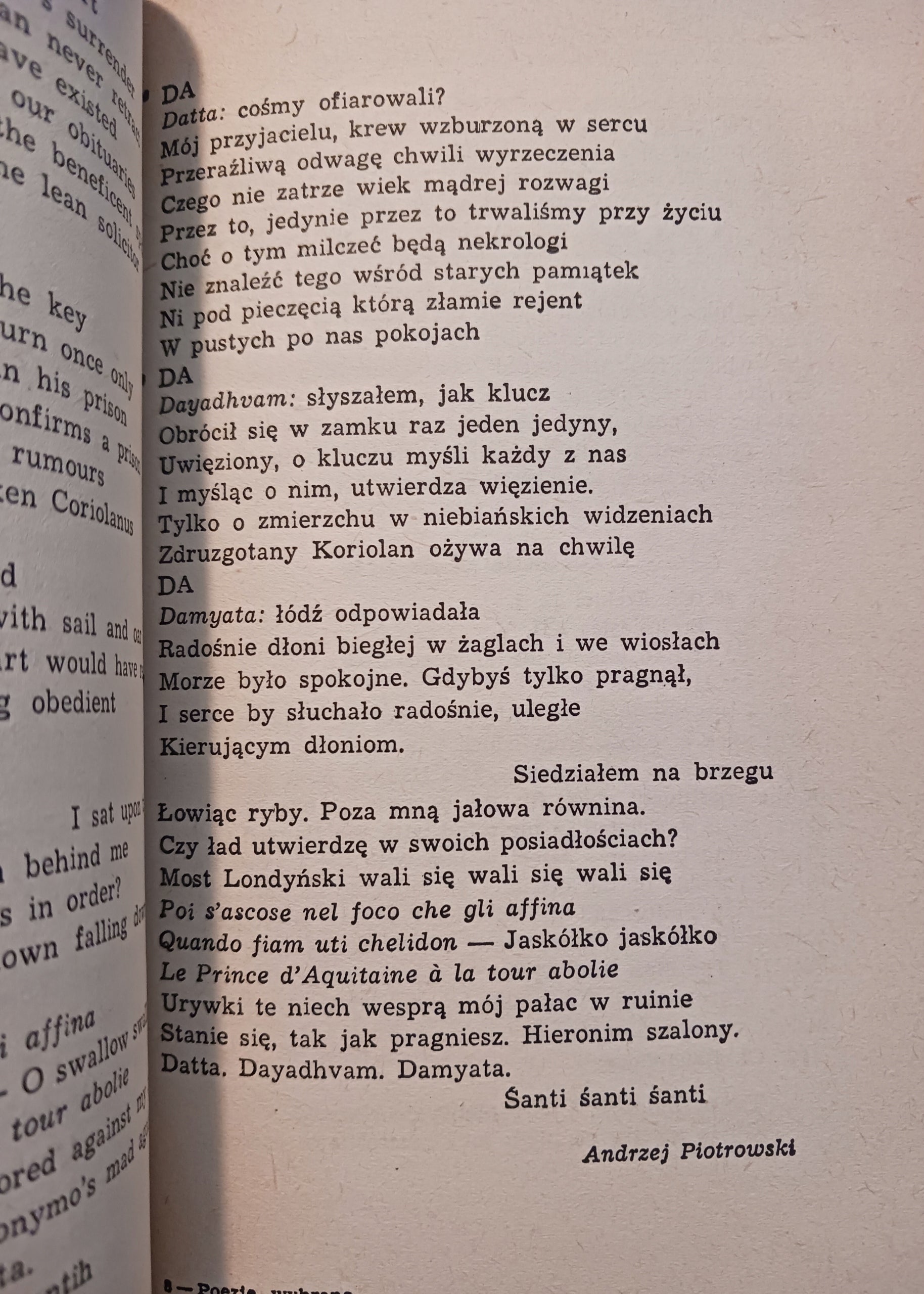 Poezje Wybrane T.S. Eliot