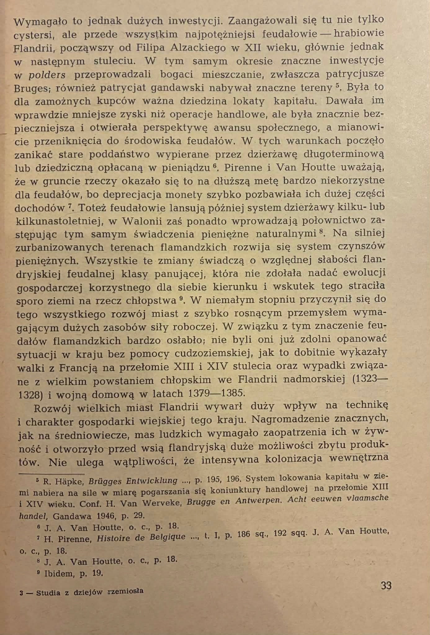 Studia z dziejów rzemiosła w okresie kryzysu feudalizmu... Marian Małowist