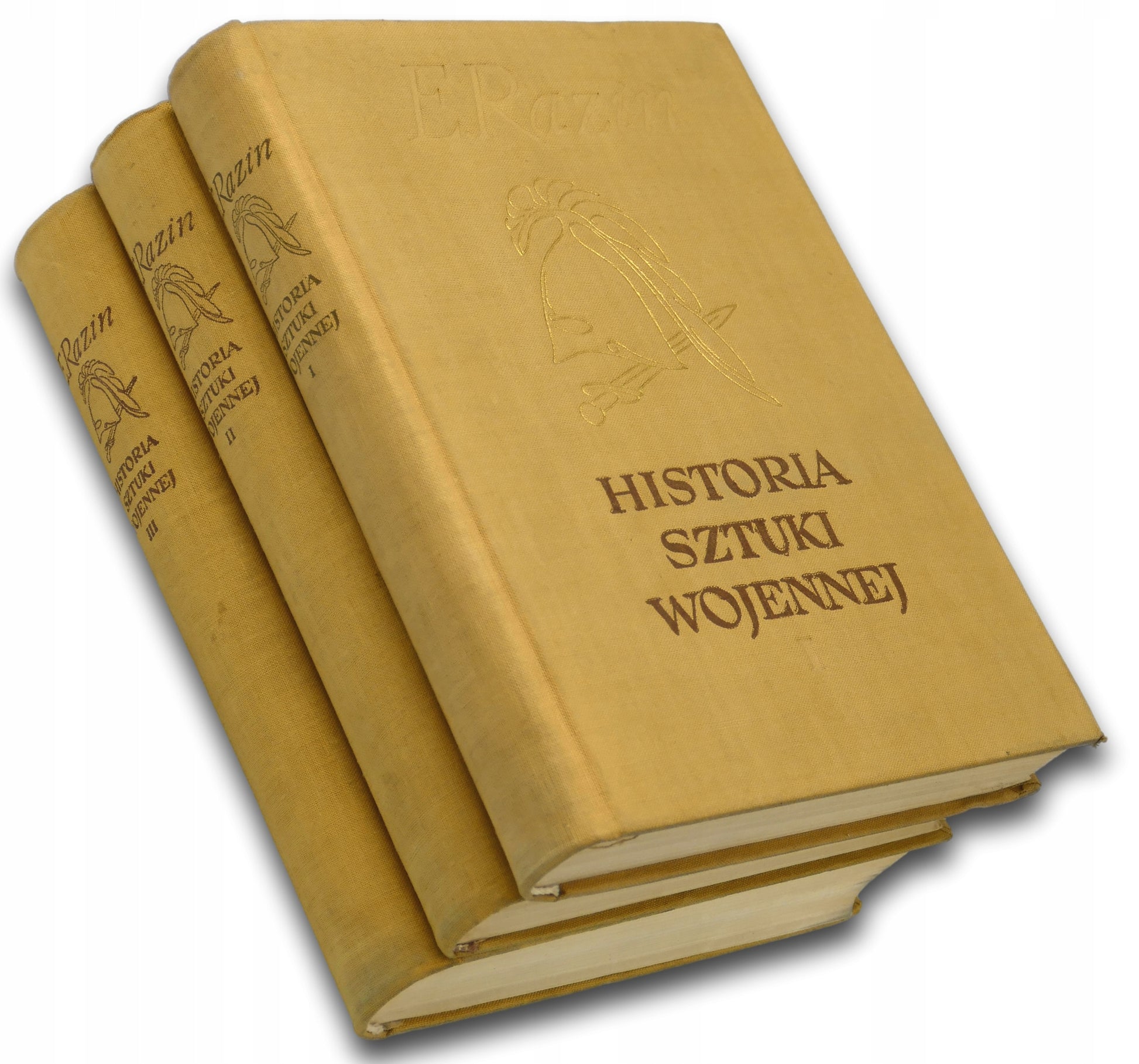 Historia sztuki wojennej T. I-III (KOMPLET), E. Razin