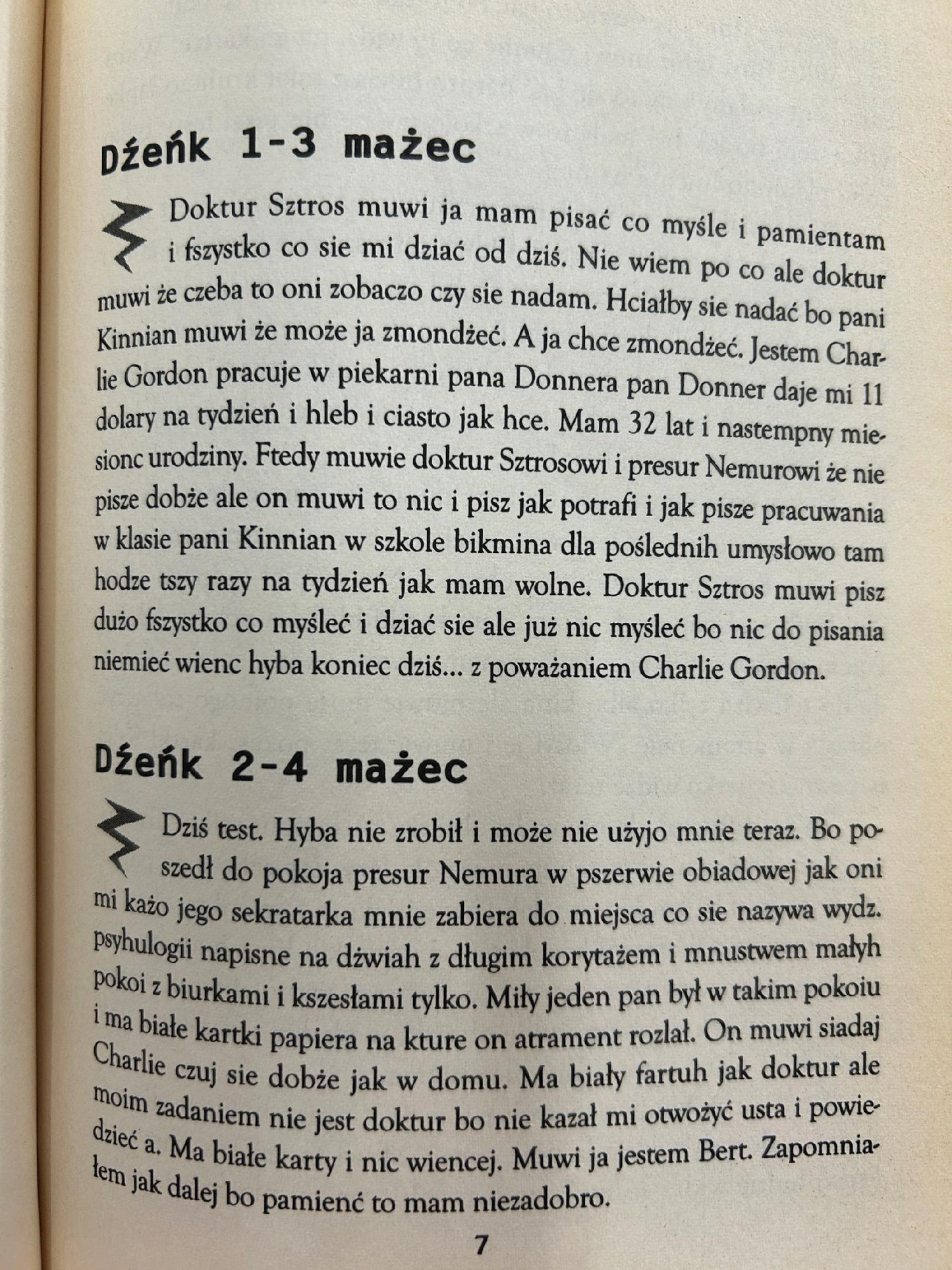 Kwiaty dla Algernona - Daniel Keyes