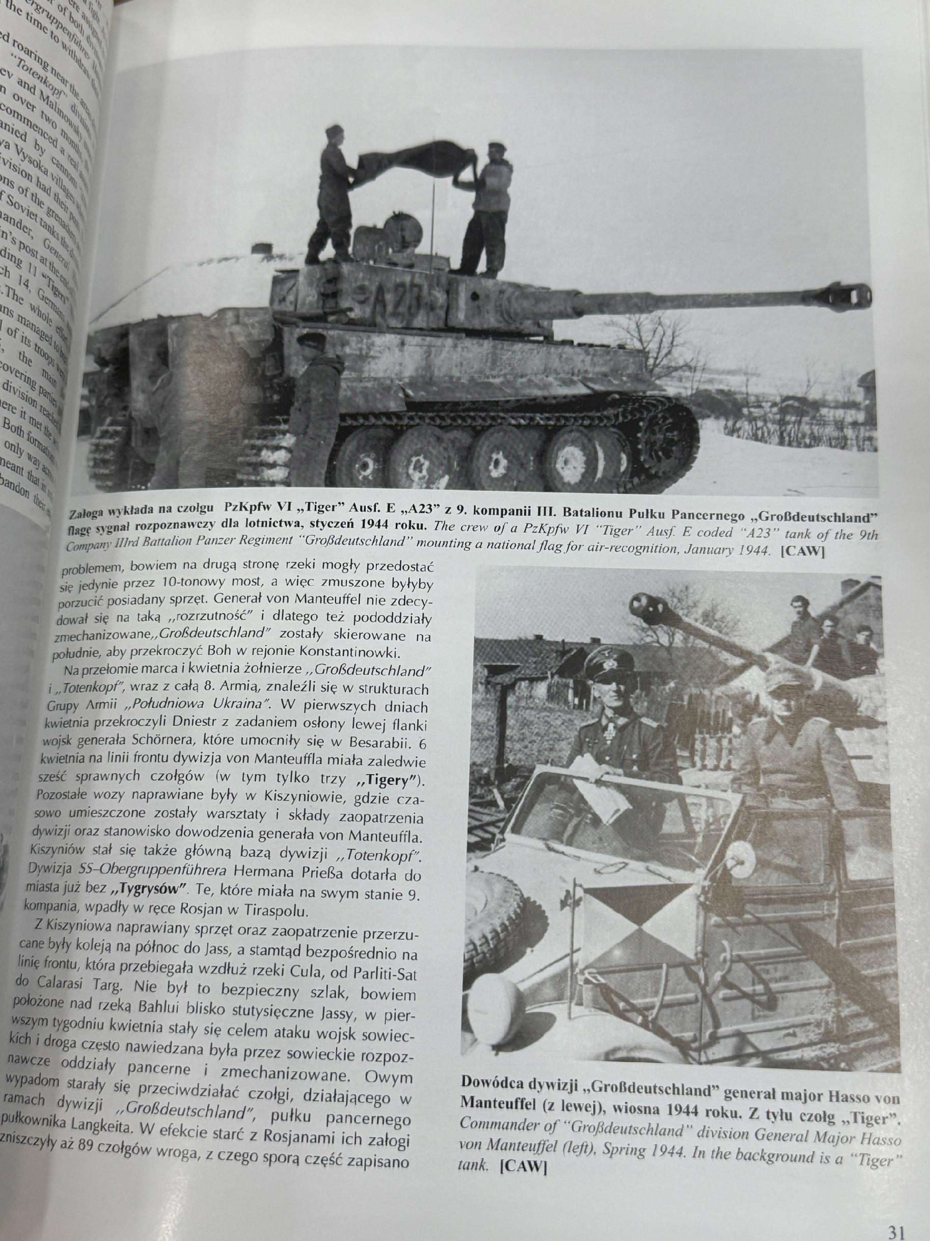 Tiger w akcji 1944 Militaria 252 Tank Power vol. XXVIII Jacek Solarz