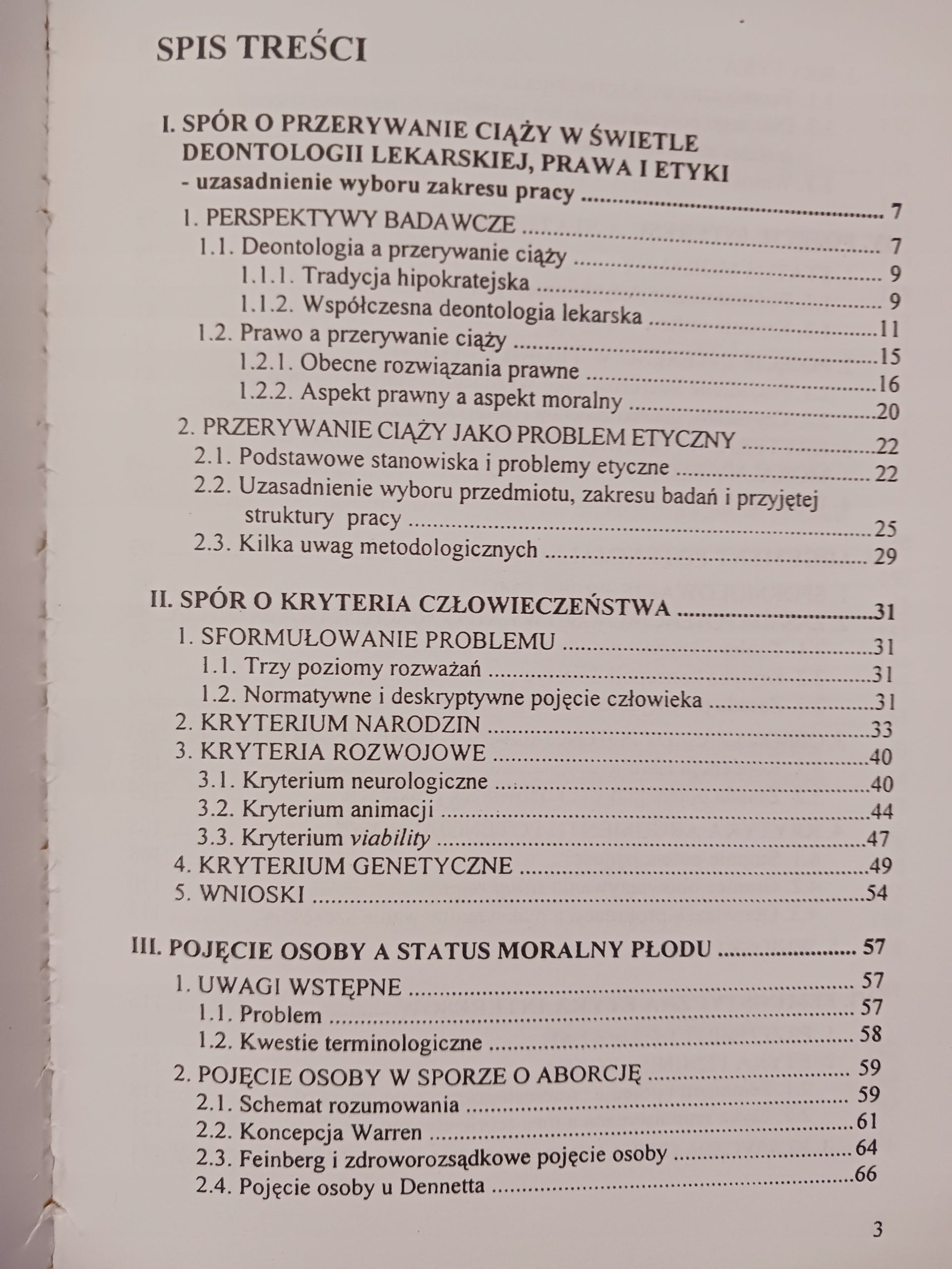 Aspekty etyczne sporu o przerywanie ciąży Alicja Przyłuska-Fiszer