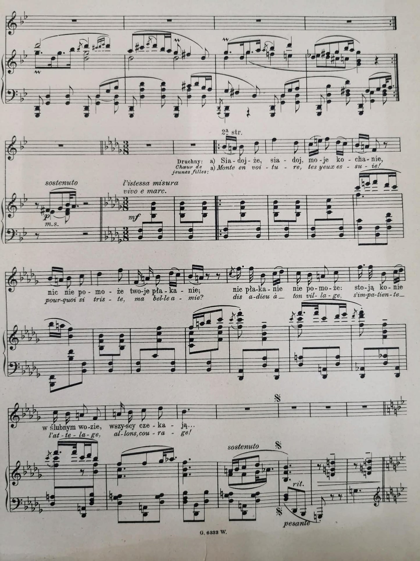 Pieśni ludowe polskie harmonises par Łucjan Kamieński Op. 20 I. II. III.