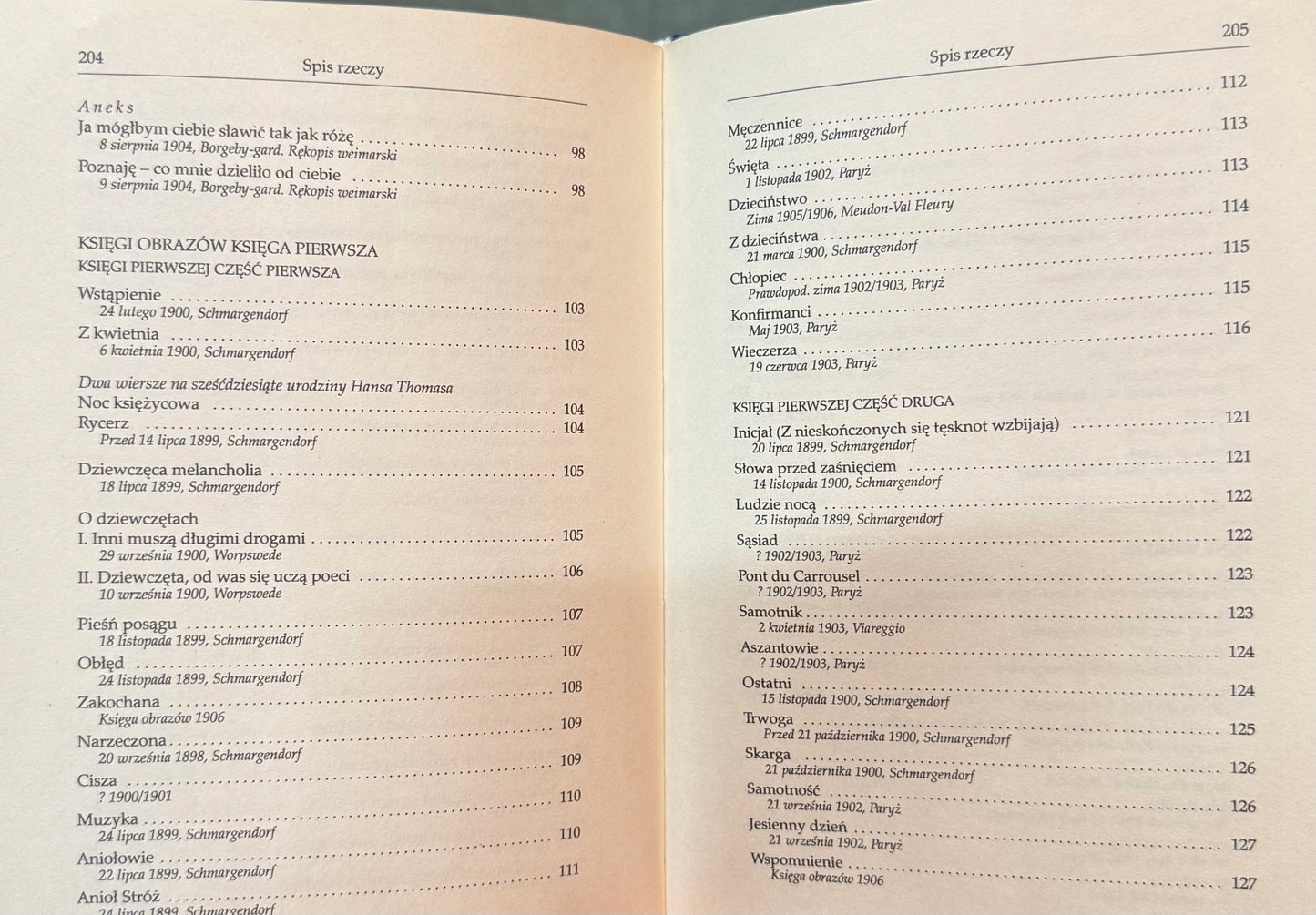 Księga godzin Rainer Maria Rilke