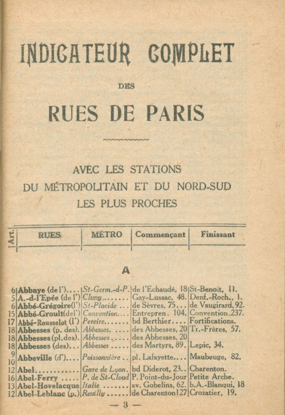 Plan Commode de Paris Rues et Monuments Metropolitain Autobus [Paryż 1933]