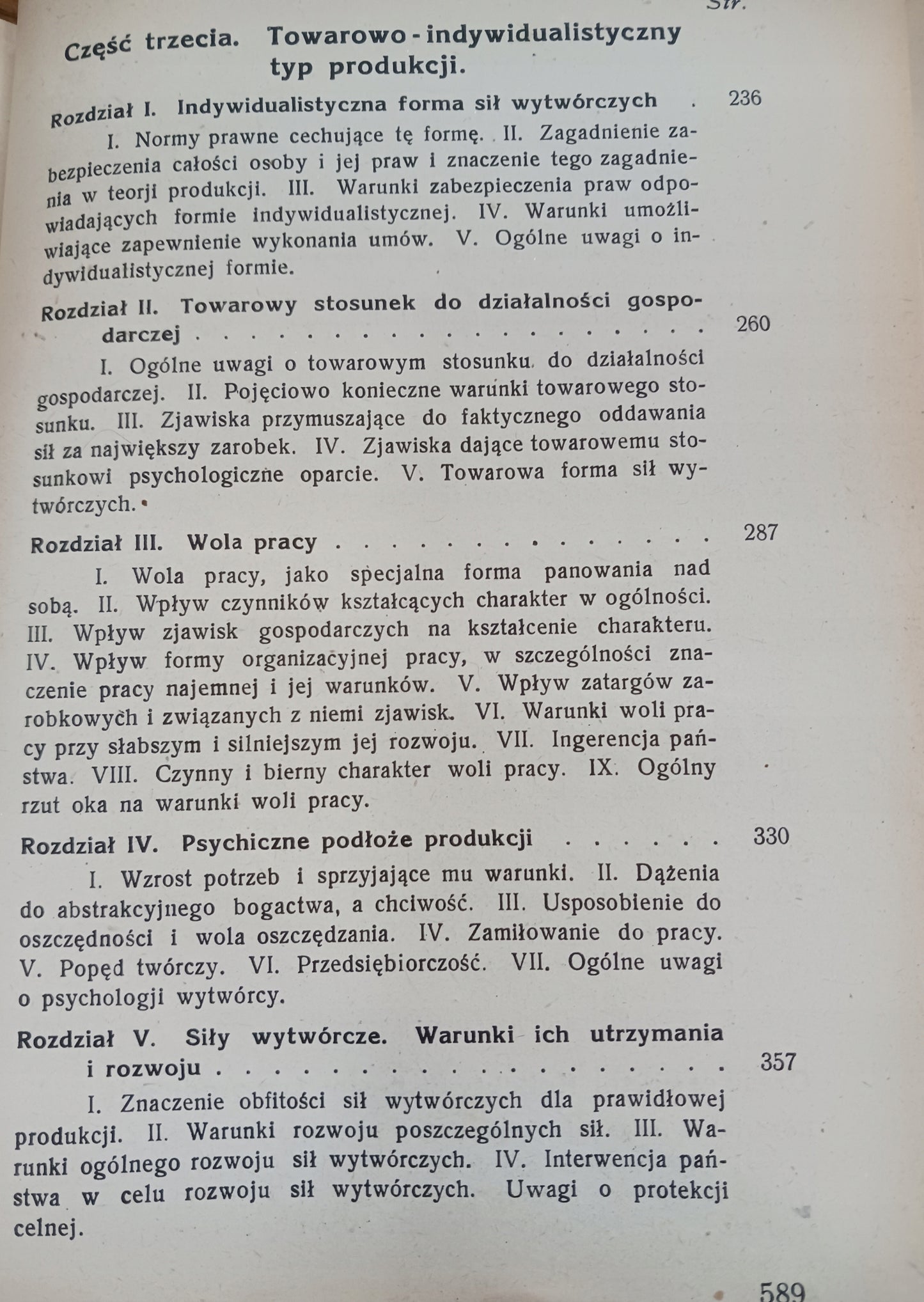 Teorja produkcji Władysław Zawadzki [Wydanie przedwojenne 1923 rok]