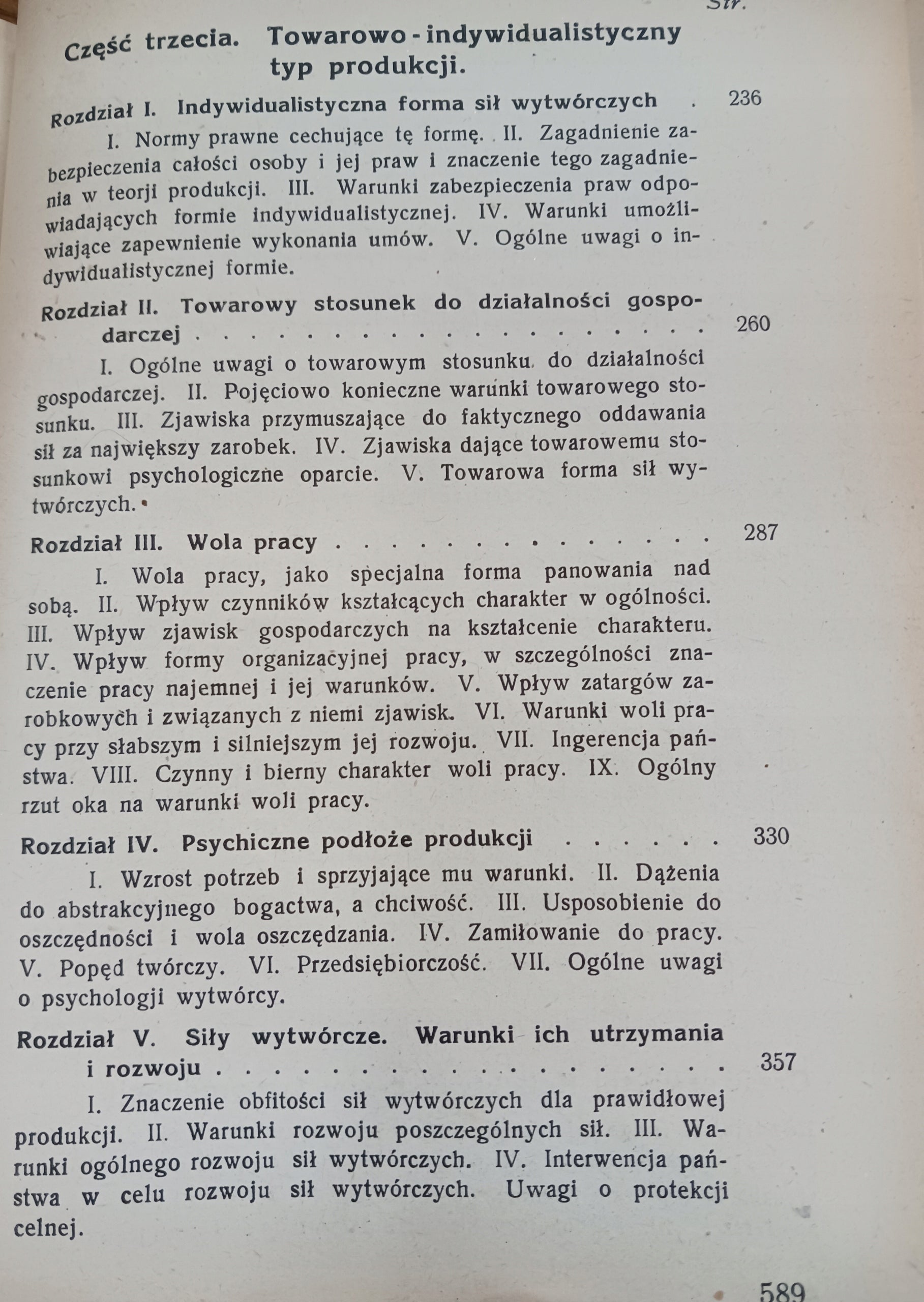 Teorja produkcji Władysław Zawadzki [Wydanie przedwojenne 1923 rok]