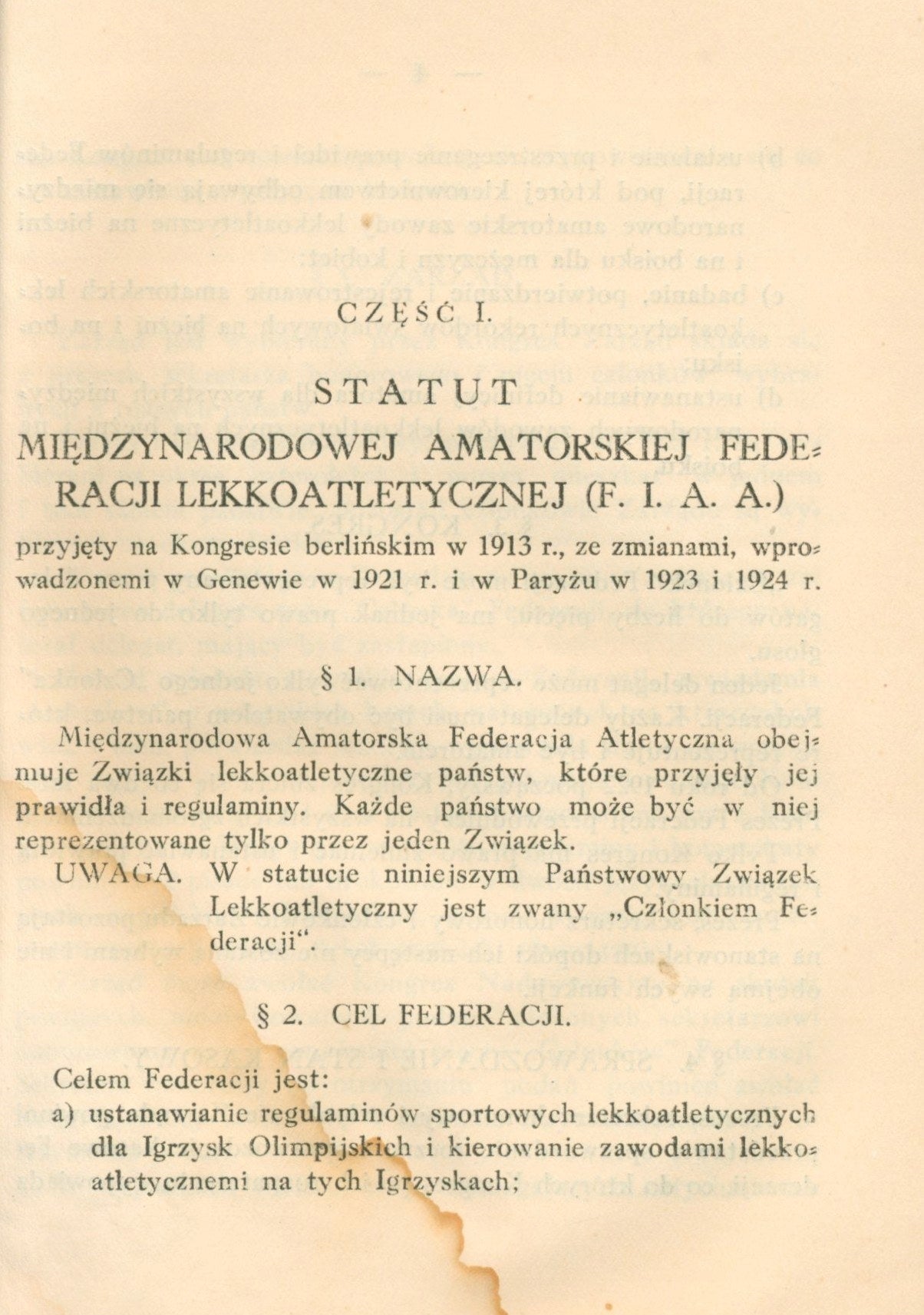 Lekka atletyka: statut, regulamin, przepisy [Warszawa 1925]
