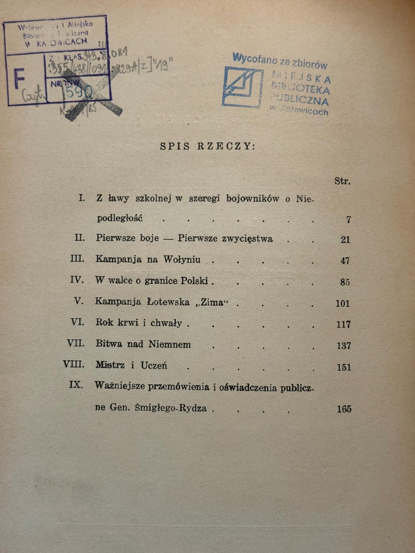 Edward Śmigły Rydz Cepnik Kazimierz [Warszawa 1936]