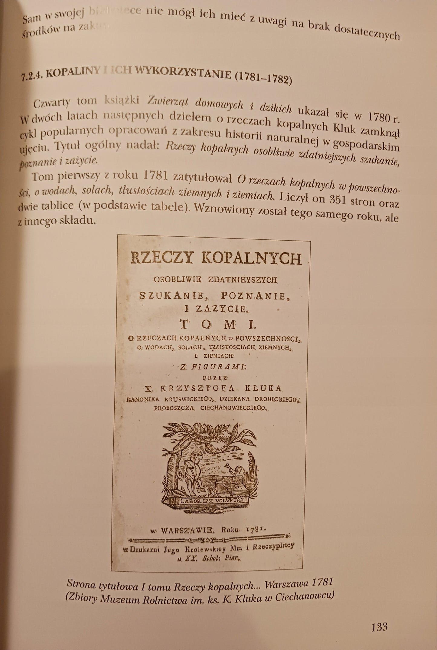 Ksiądz Jan Krzysztof Kluk - Pisarz i uczony Zbigniew Wójcik