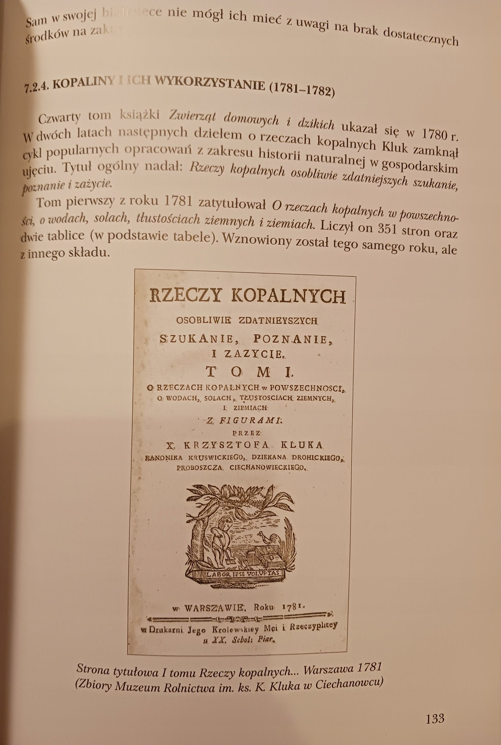 Ksiądz Jan Krzysztof Kluk - Pisarz i uczony Zbigniew Wójcik