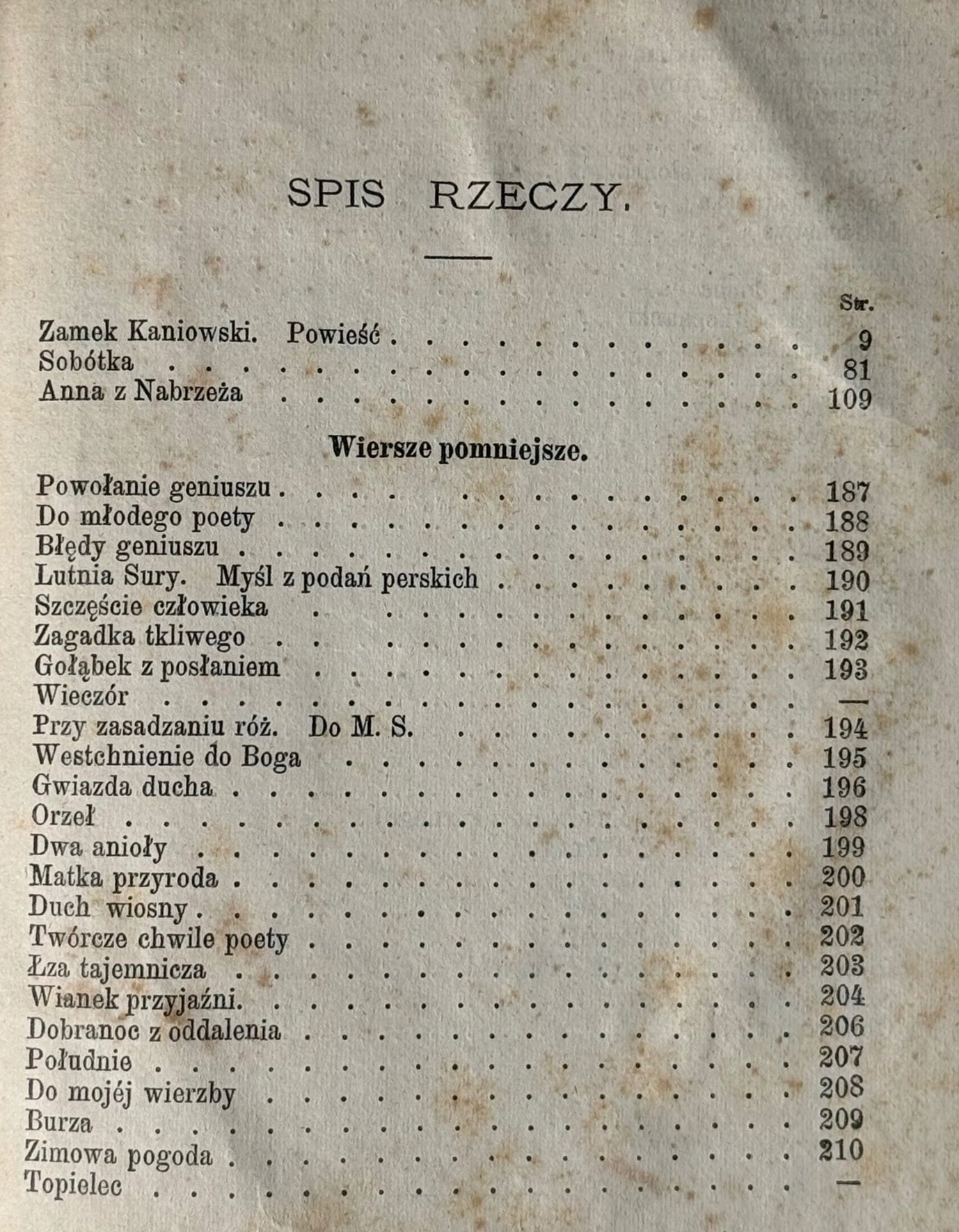 Zamek Kaniowski. Sobótka. Anna z Nabrzeża. Goszczyński Seweryn [1874]
