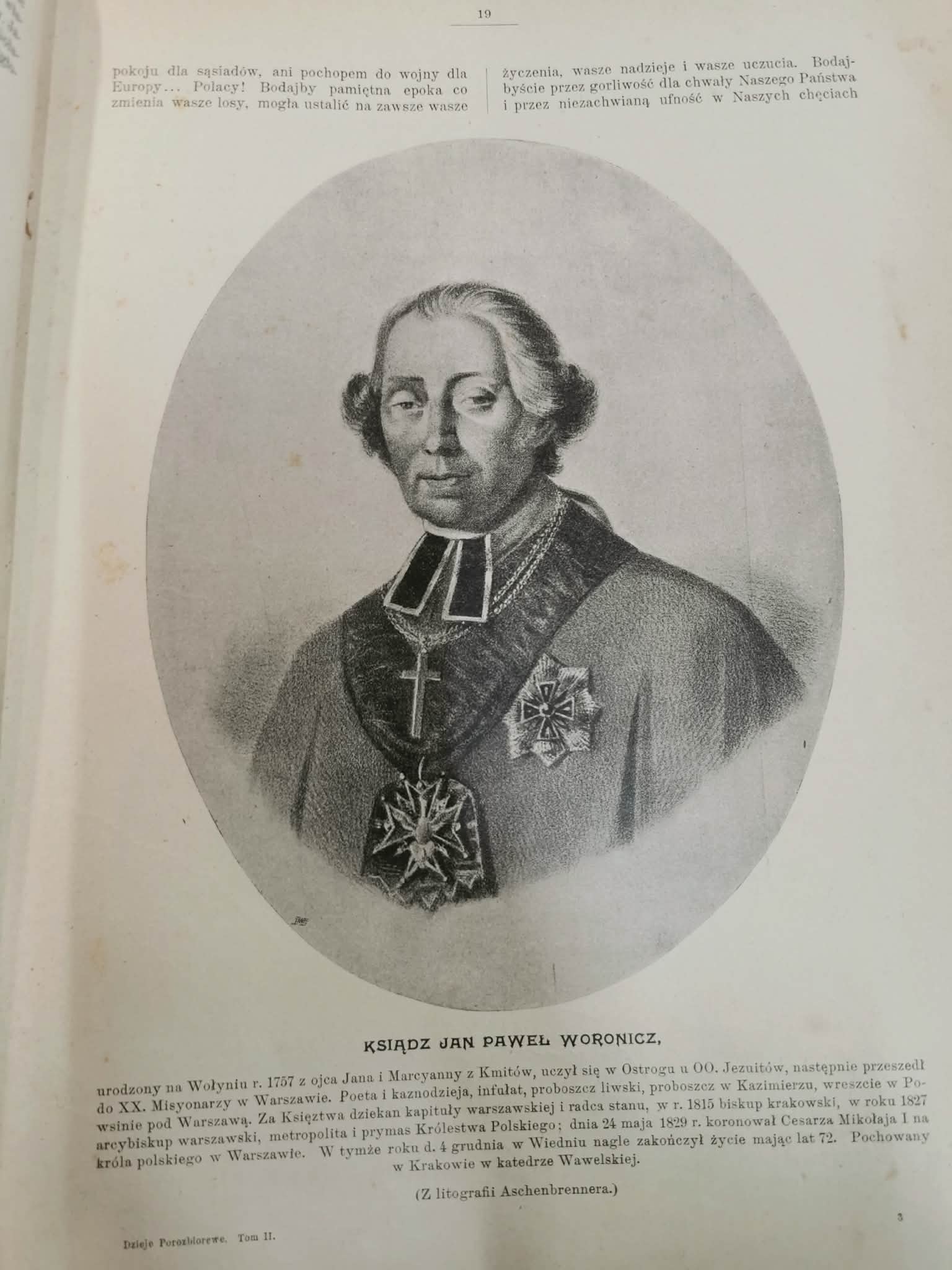 Dzieje porozbiorowe Narodu Polskiego t. II, prof. dr August Sokołowski