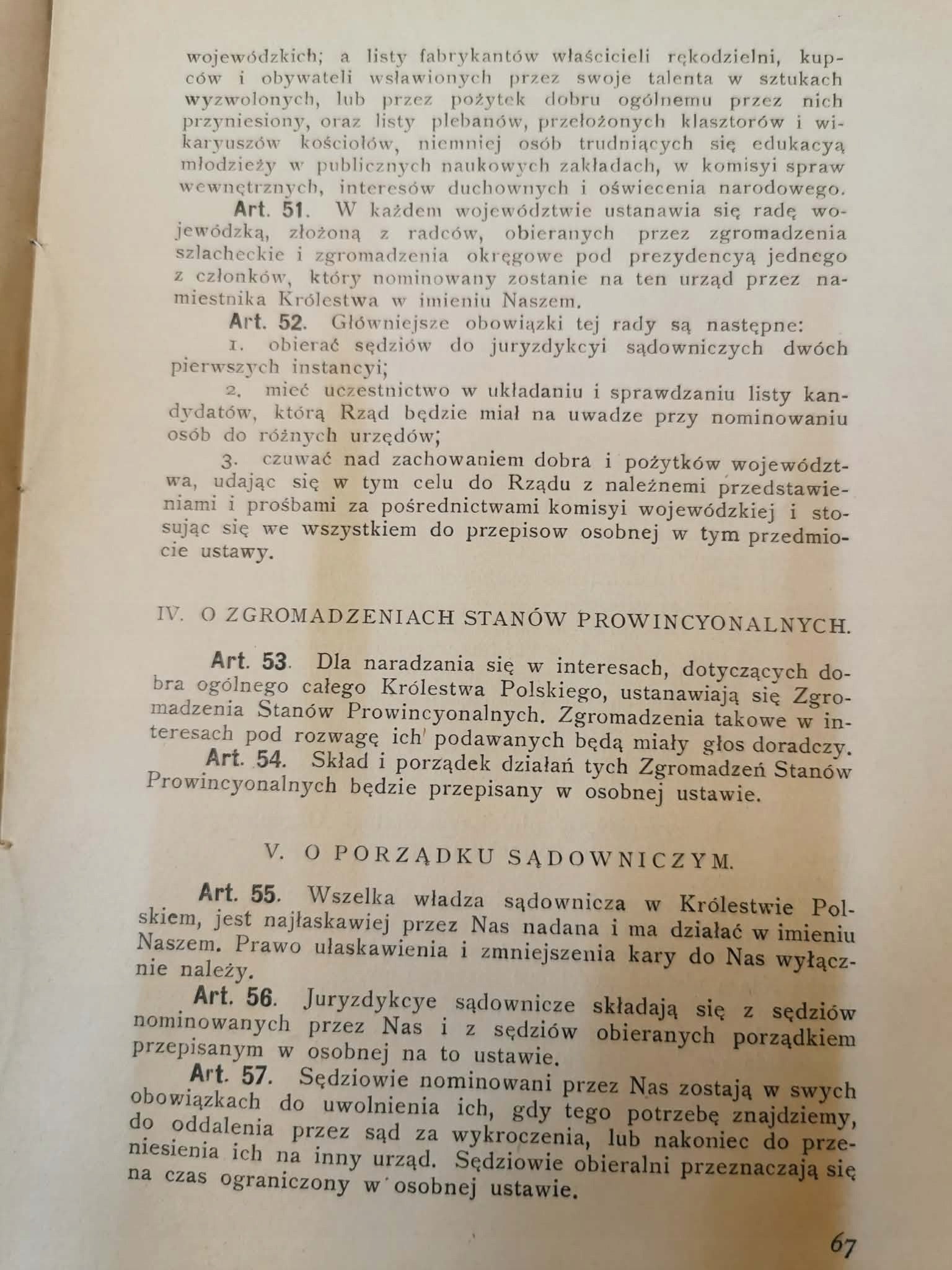 Trzy Konstytucje, M. Handelsman [1915]
