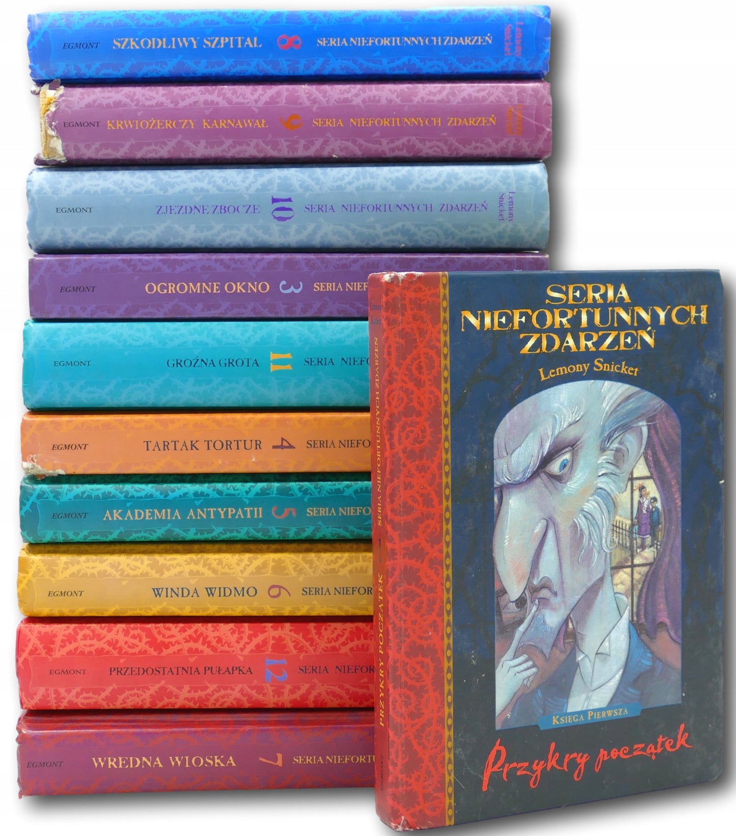 Seria Niefortunnych Zdarzeń T.1, 3-12 (brak tomu 2) Snicket Lemony