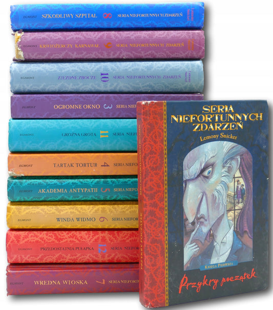 Seria Niefortunnych Zdarzeń T.1, 3-12 (brak tomu 2) Snicket Lemony