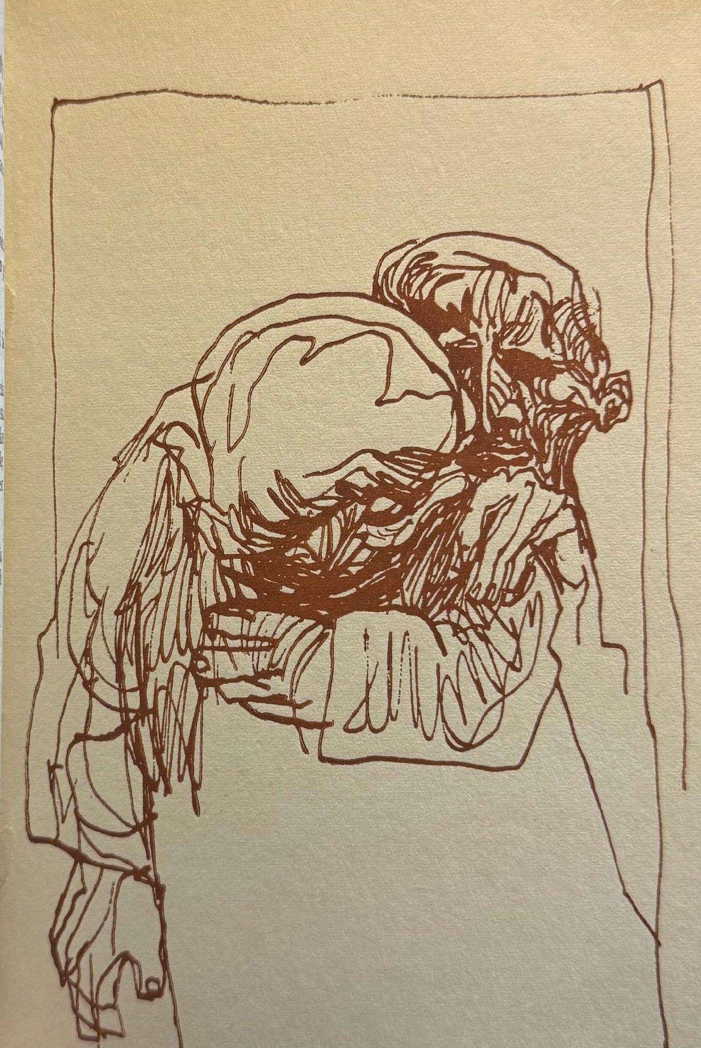 Ofiara Stefania Zahorska [Zbiór Biblioteki Londyn][rys. Feliks Topolski]
