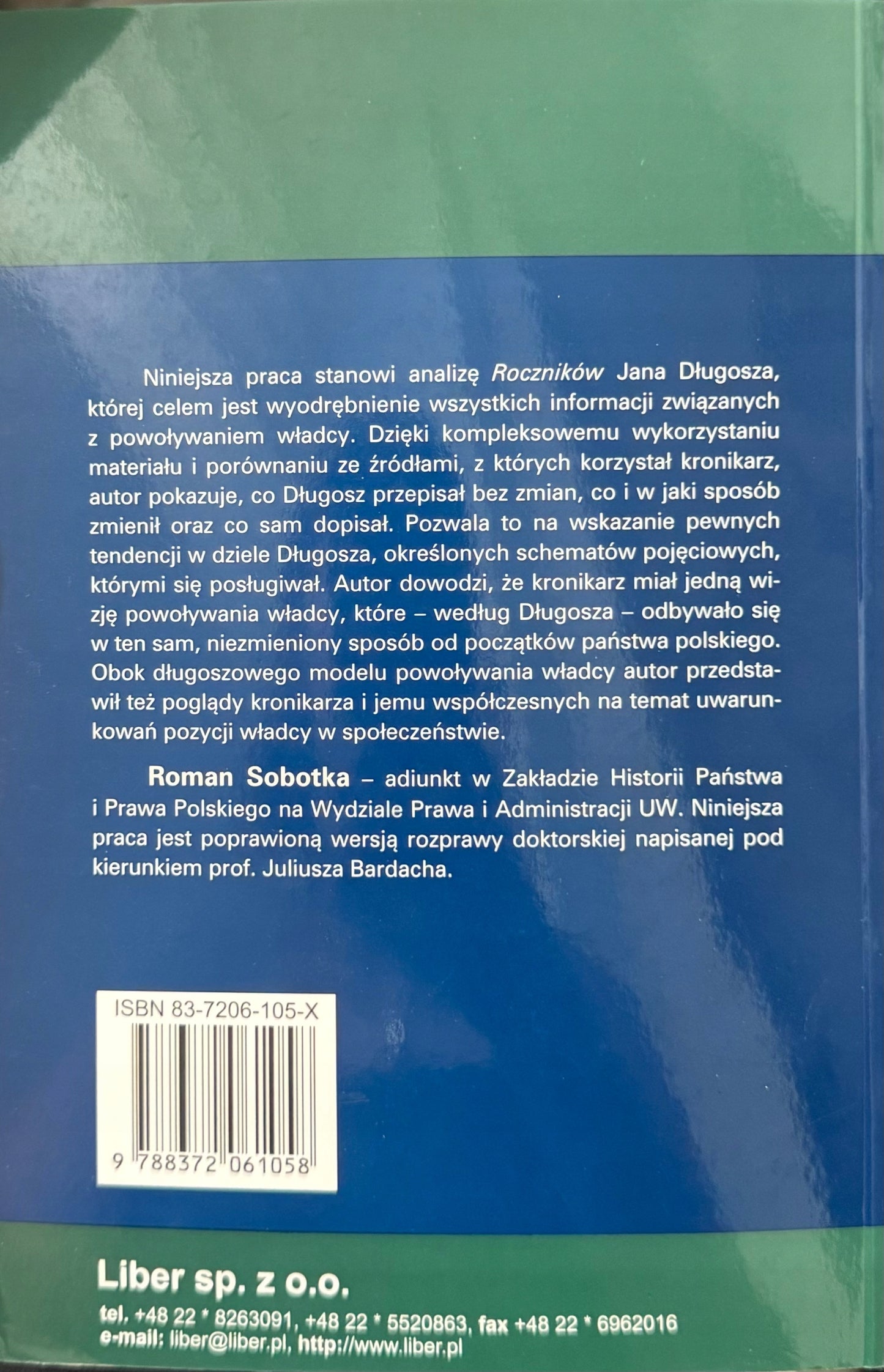 Powoływanie władcy w Rocznikach Jana Długosza Sobotka Roman