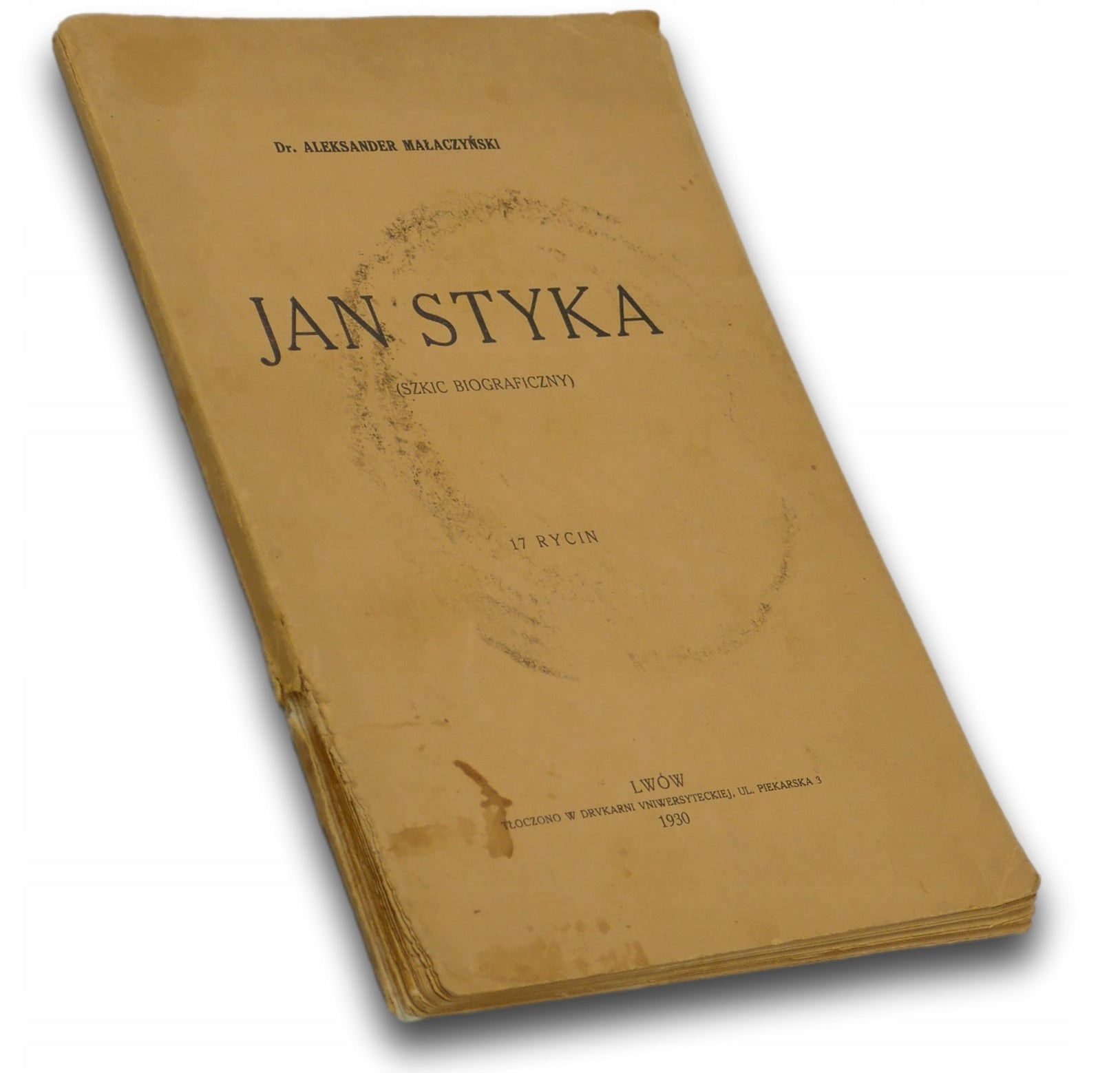 Jan Styka. Szkic biograficzny Małaczyński Aleksander [1930]