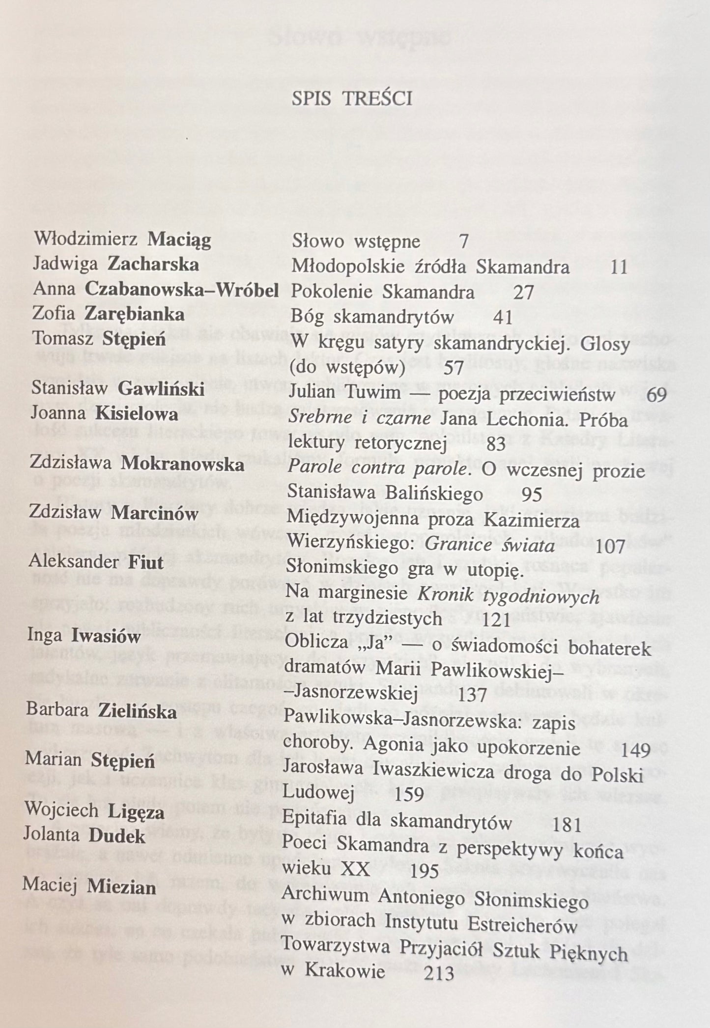 Stulecie skamandrytów red. Krzysztof Biedrzycki