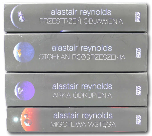 Alastair Reynolds x4 Otchłań rozgrzeszenia, Migotliwa wstęga, Przestrzeń...