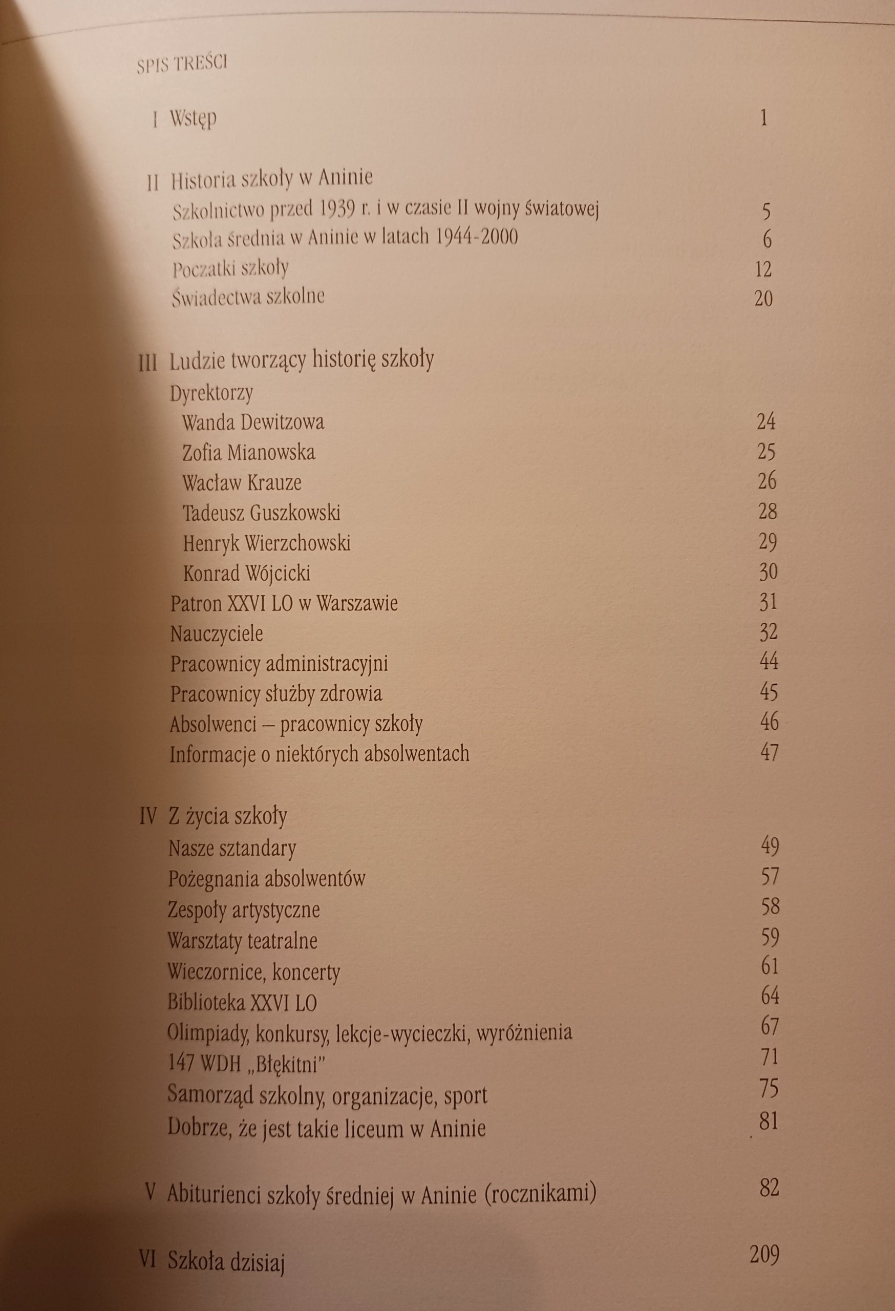 55 lat minęło... szkoły średniej w Aninie Maria Chodorek