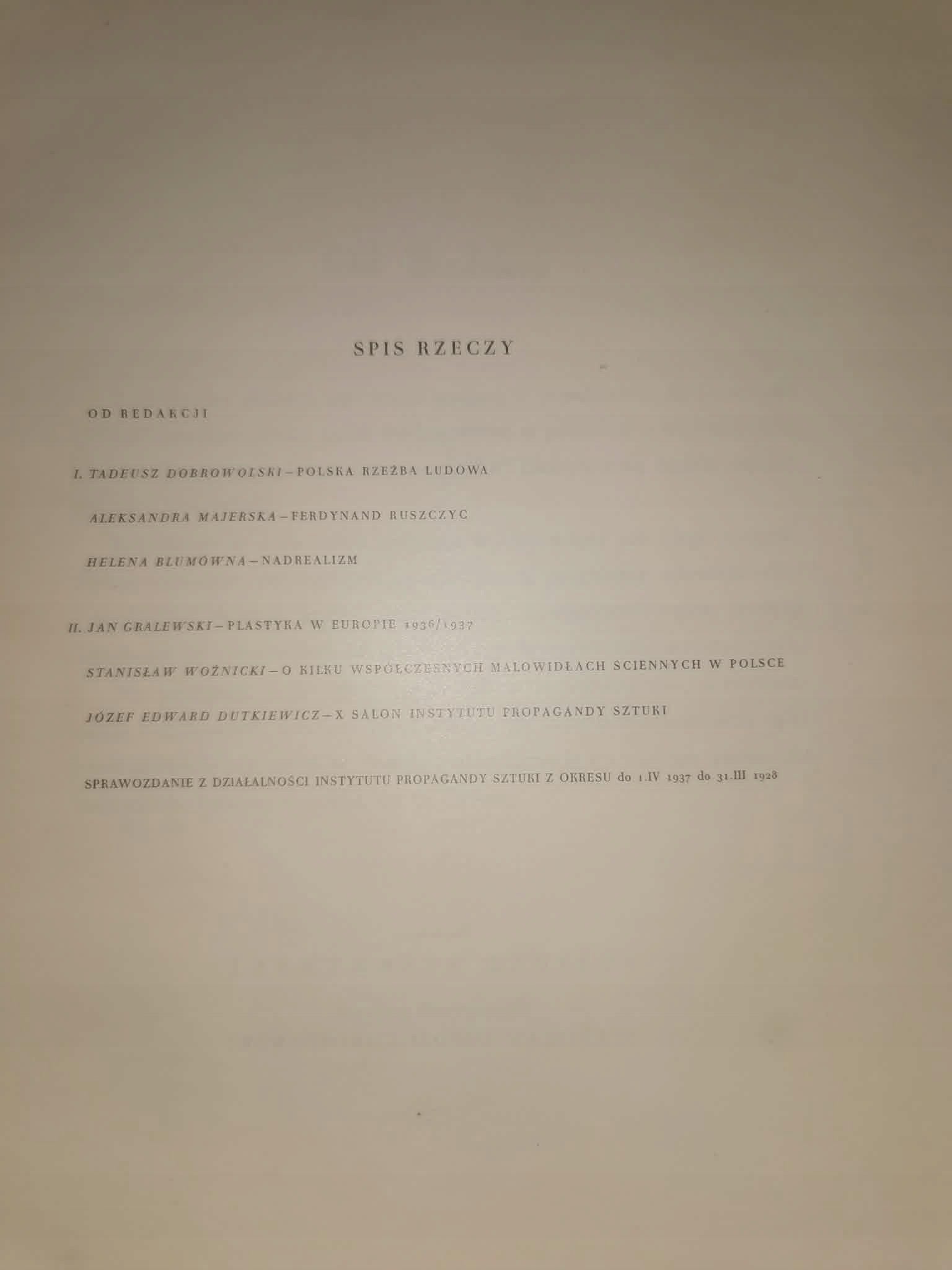 Nike. Kwartalnik poświęcony kulturze plastycznej [zeszyt I 1939]