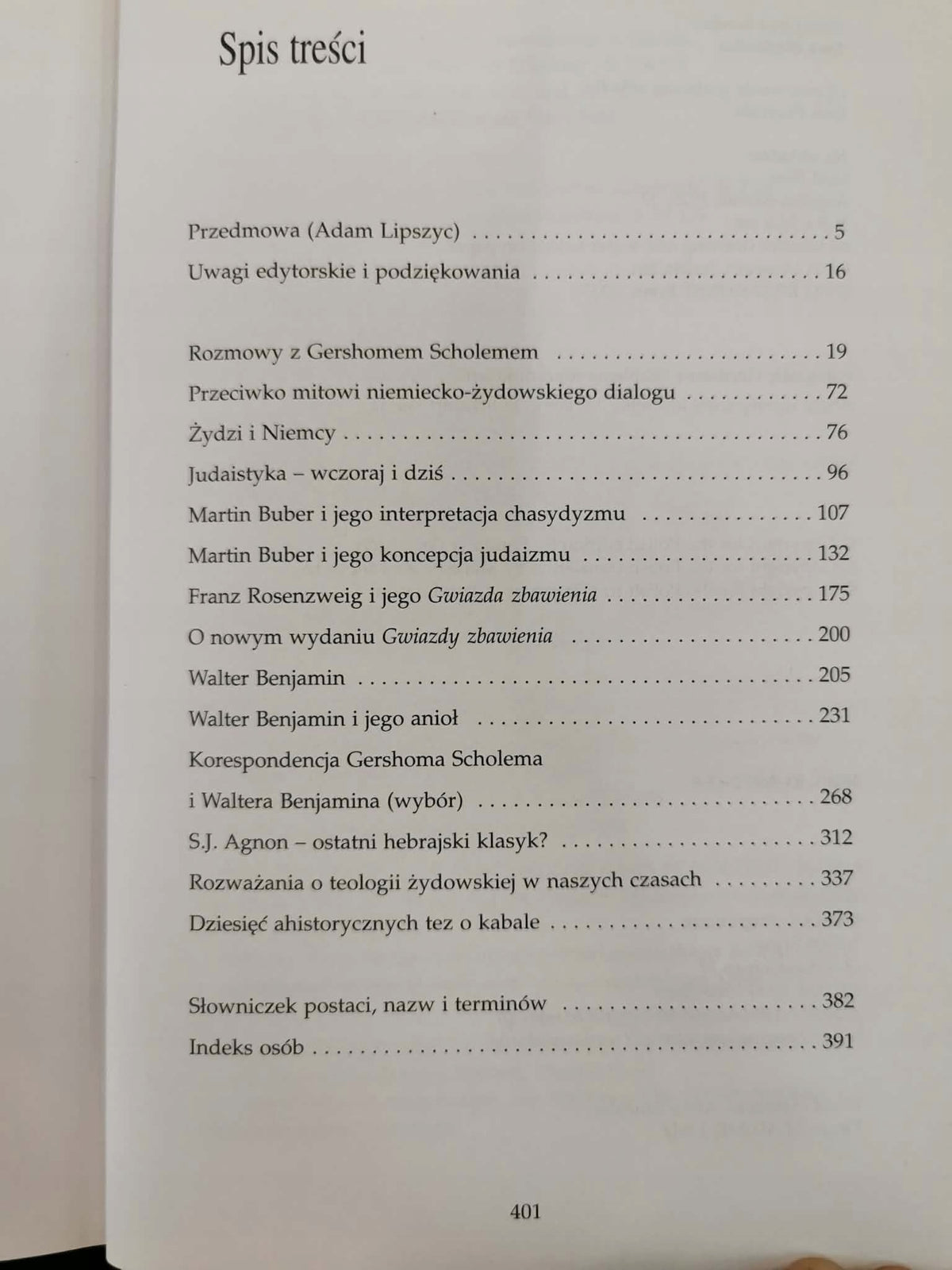 Żydzi i Niemcy. Eseje, Listy, Rozmowa, Gershom Scholem