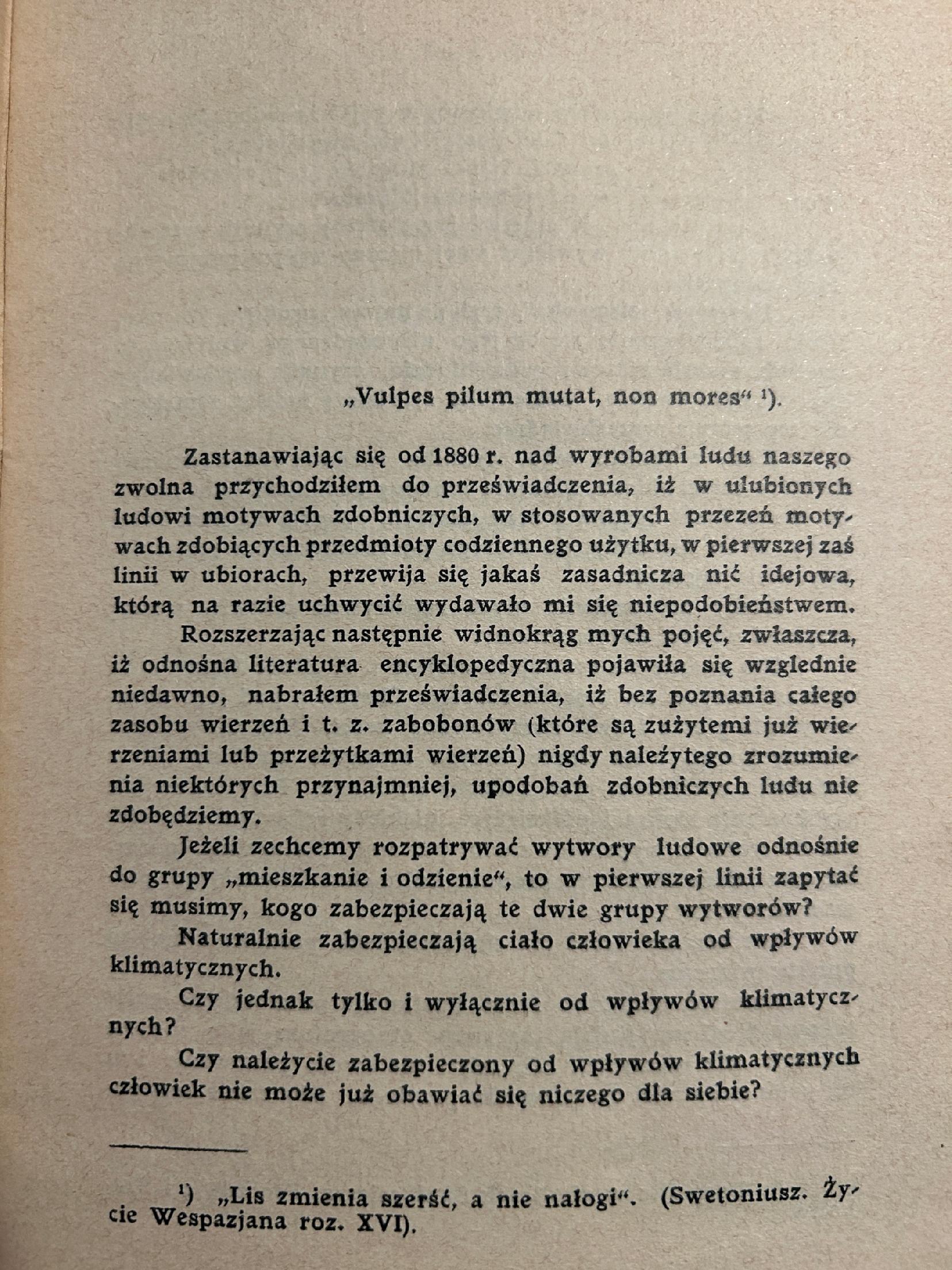Nowe naukowe stanowisko pojmowania przejawów w dziedzinie ludoznawstwa 1910
