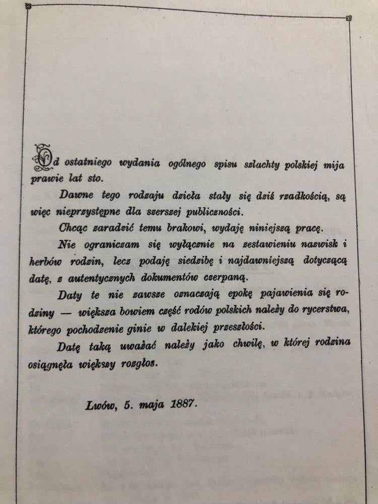 Spis nazwisk szlachty polskiej reprint z 1887 r. - Jerzy Dunin Borkowski
