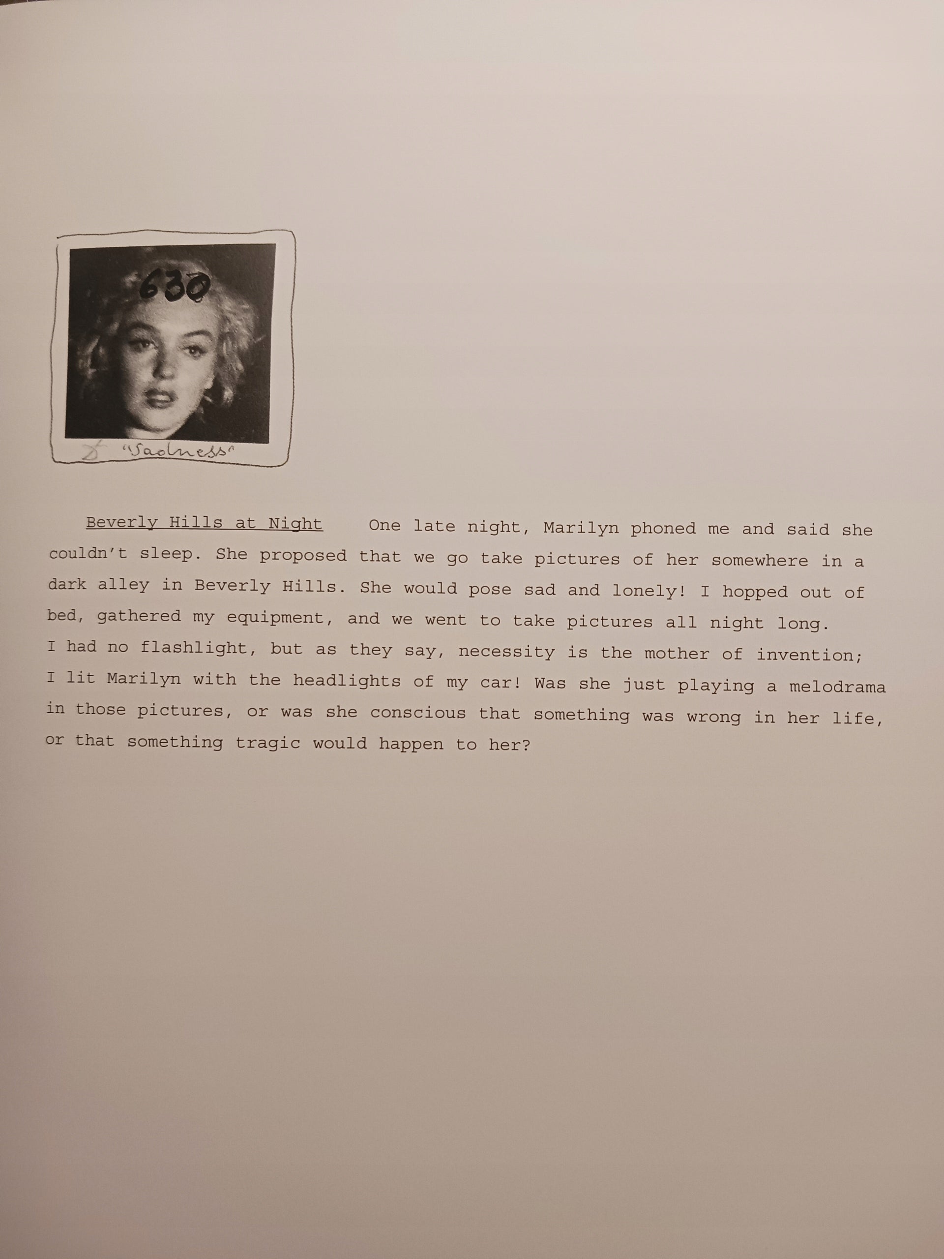 Andre De Dienes x2 Marilyn - Photographs, Marylin - Memoirs [zestaw]