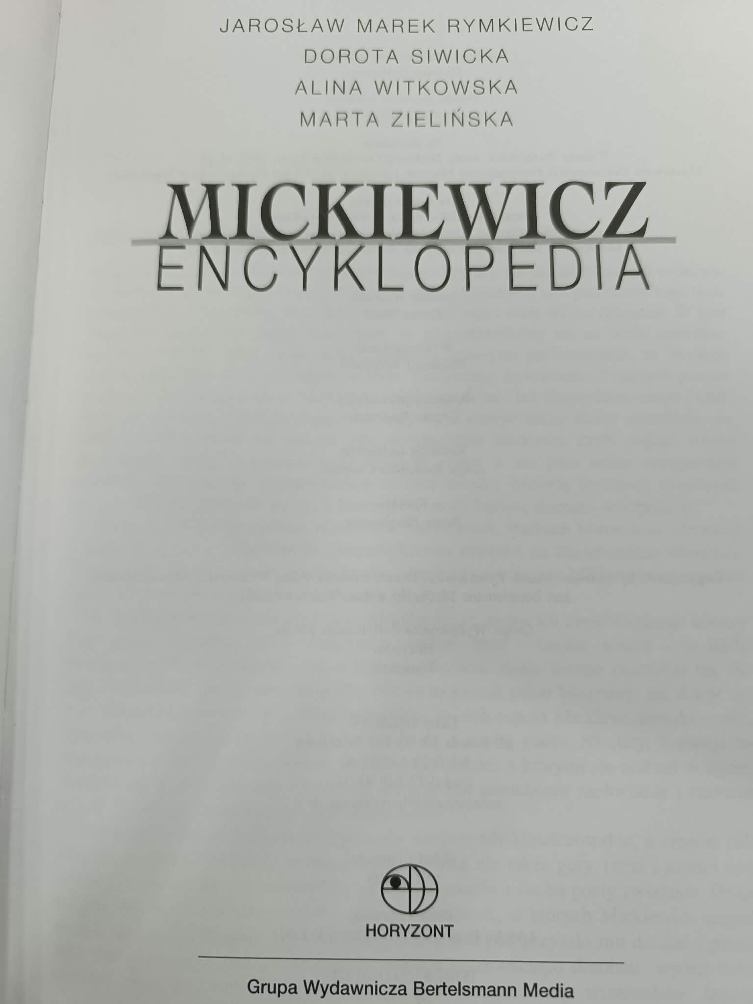 Mickiewicz. Encyklopedia Praca zbiorowa