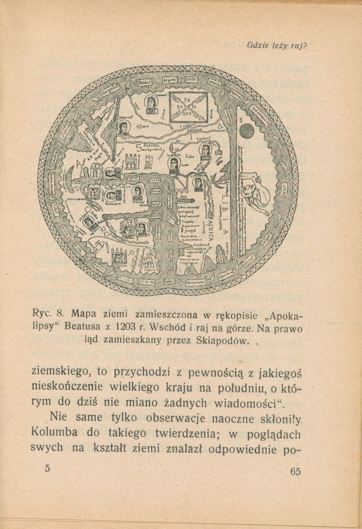Legendy geograficzne średniowieczna Bolesław Olszewicz [1926]