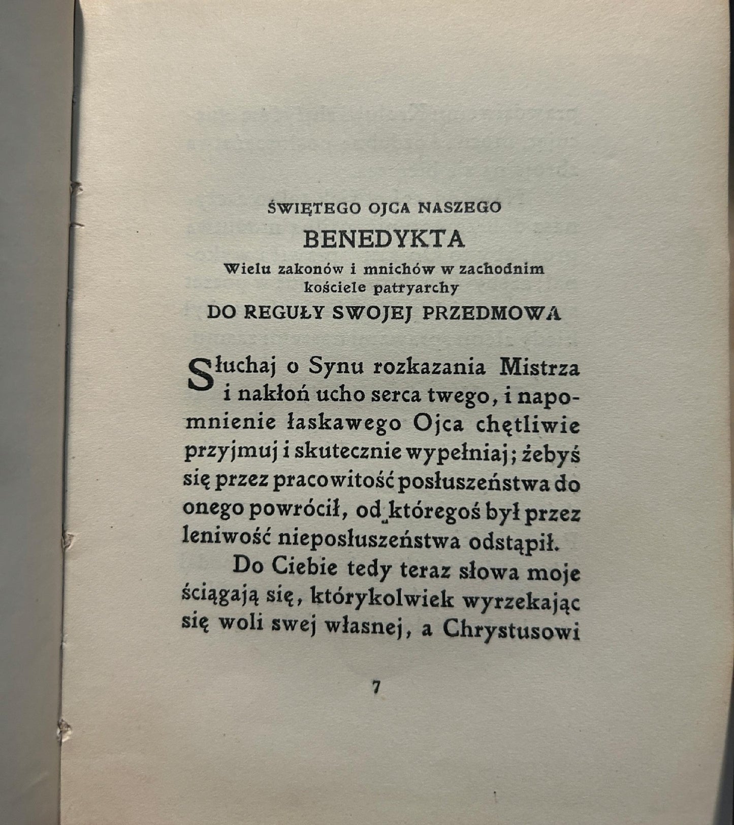 Reguła Świętego Ojca Benedykta według wydania z 1677 r. [1929 r.]
