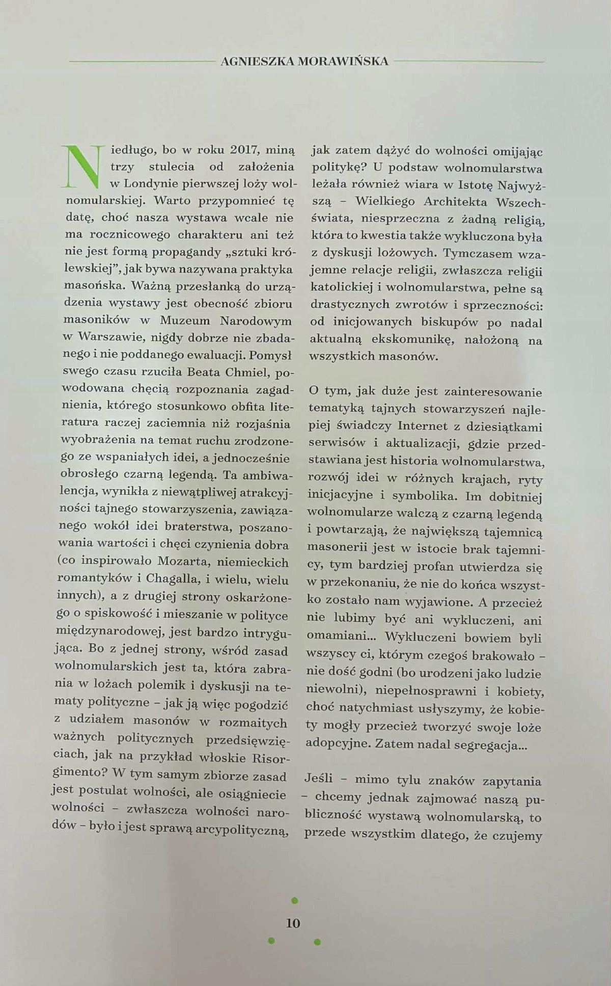 Masoneria. Pro Publico Bono. Katalog Wystawy MN [2014]