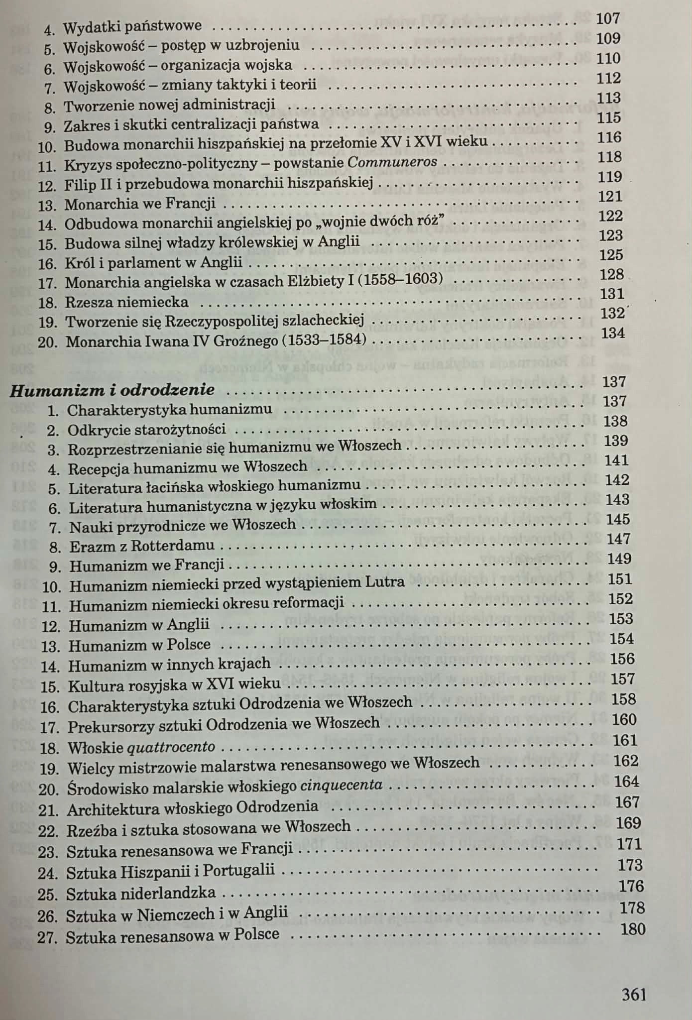 Historia powszechna Wiek XVI Andrzej Wyczański