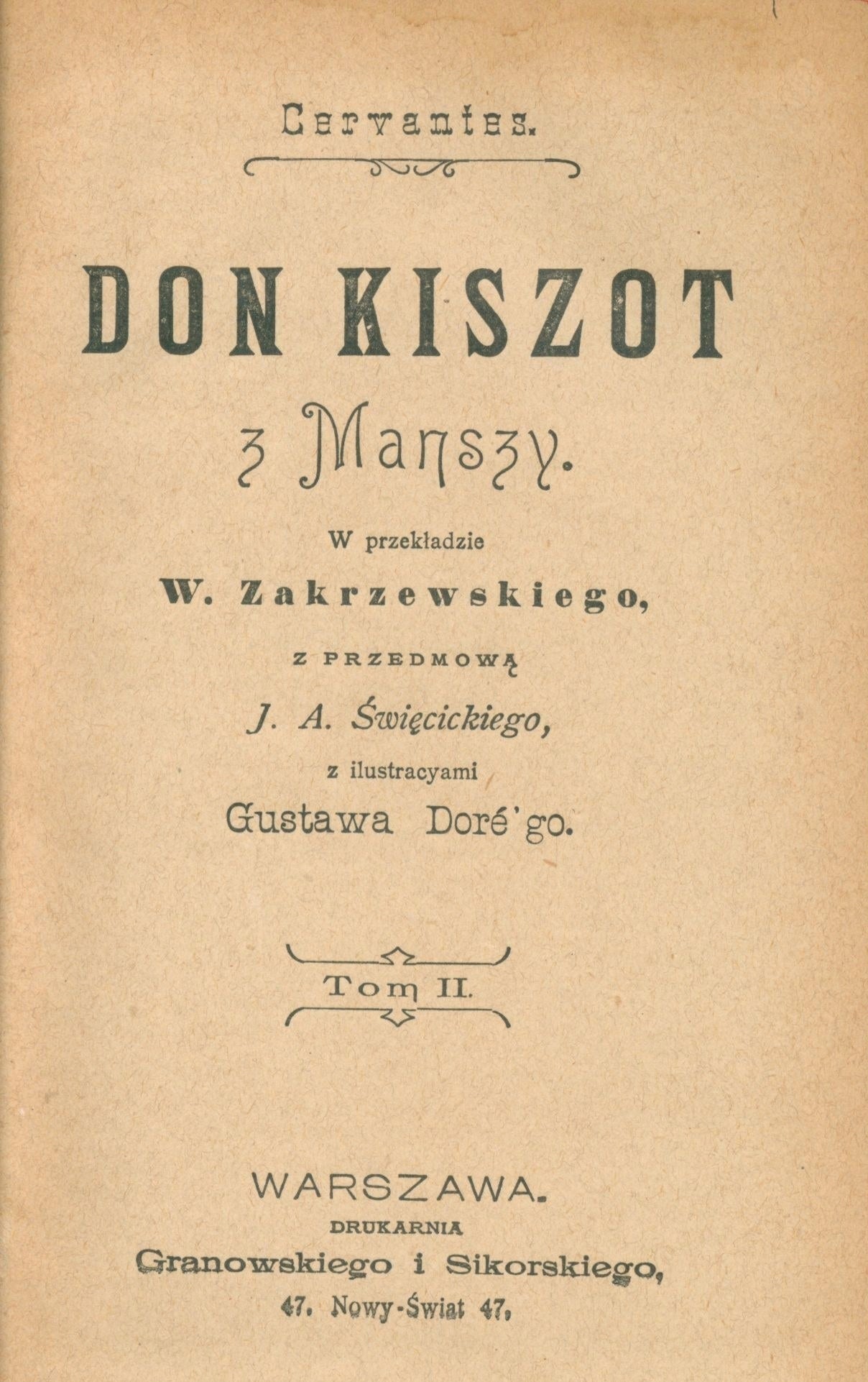 Miguel de Cervantes Saavedra - Don Kiszot z Manszy [oprawa Jerzy Budnik]