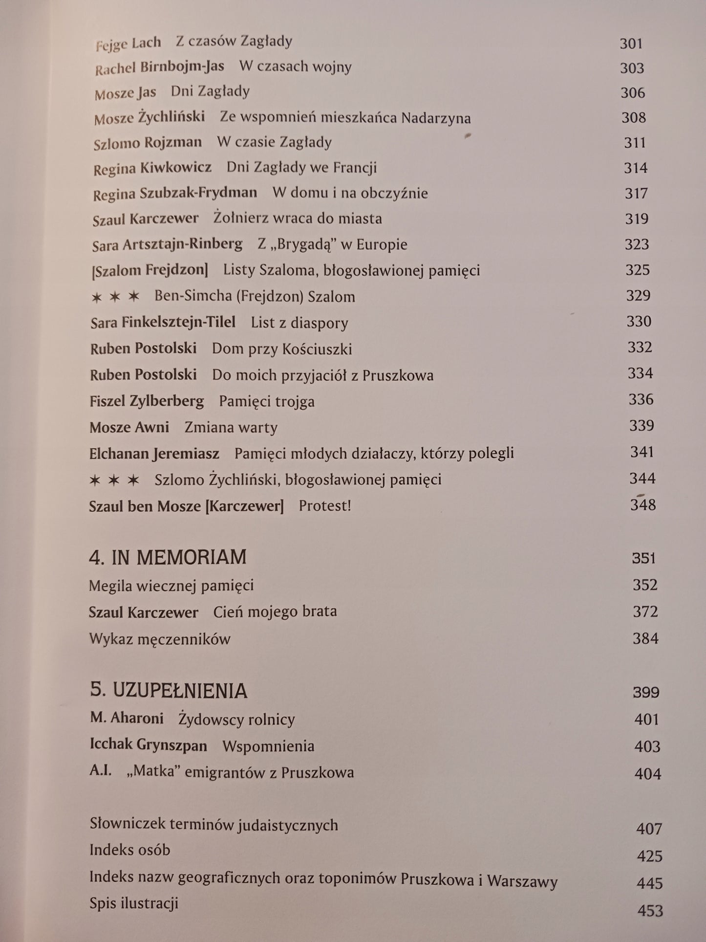 Sefer Pruszków. Księga pamięci Pruszkowa, Nadarzyna i okolic Praca zbiorowa