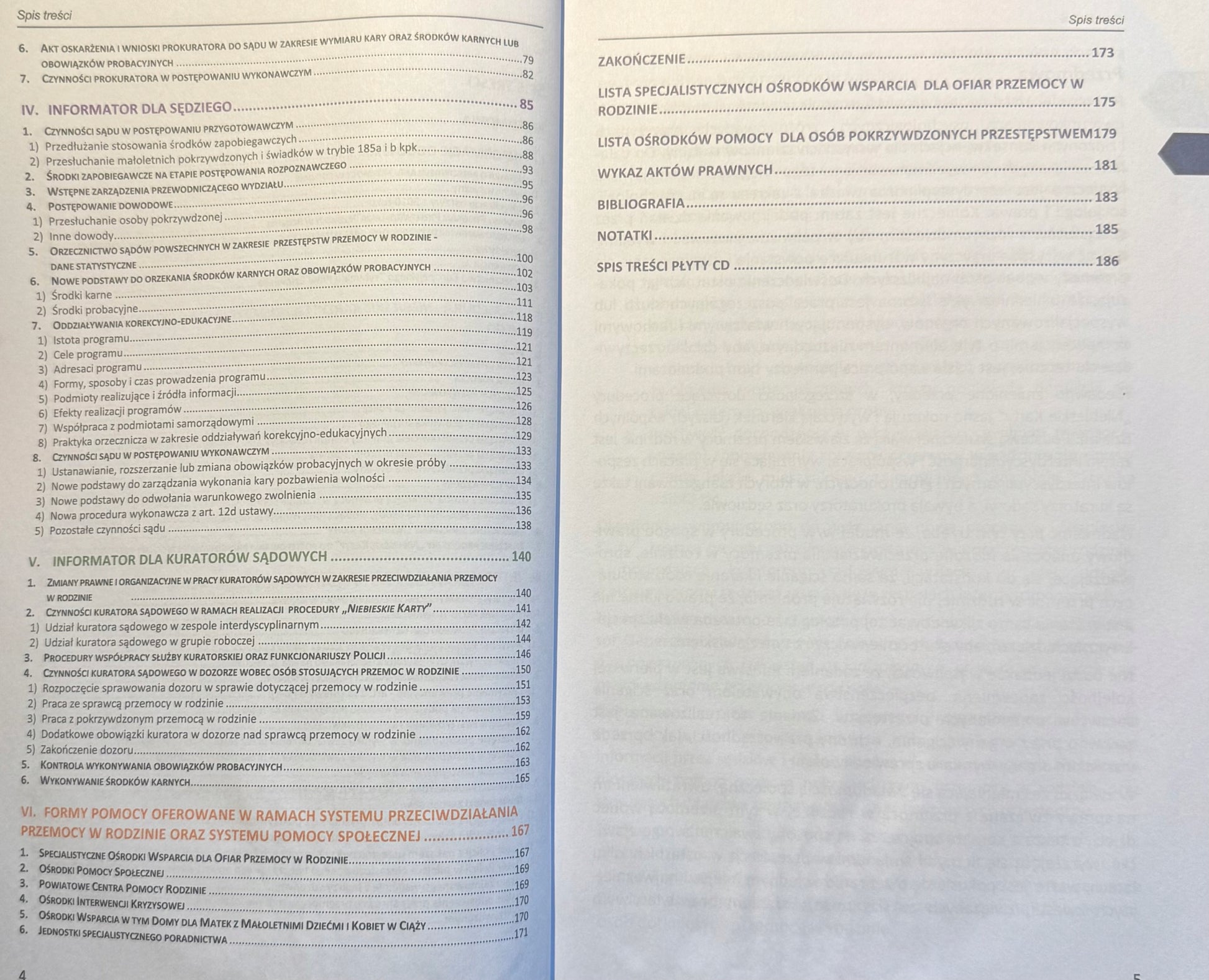 Informator dla sędziów, prokuratorów i kuratorów sądowych + płyta CD