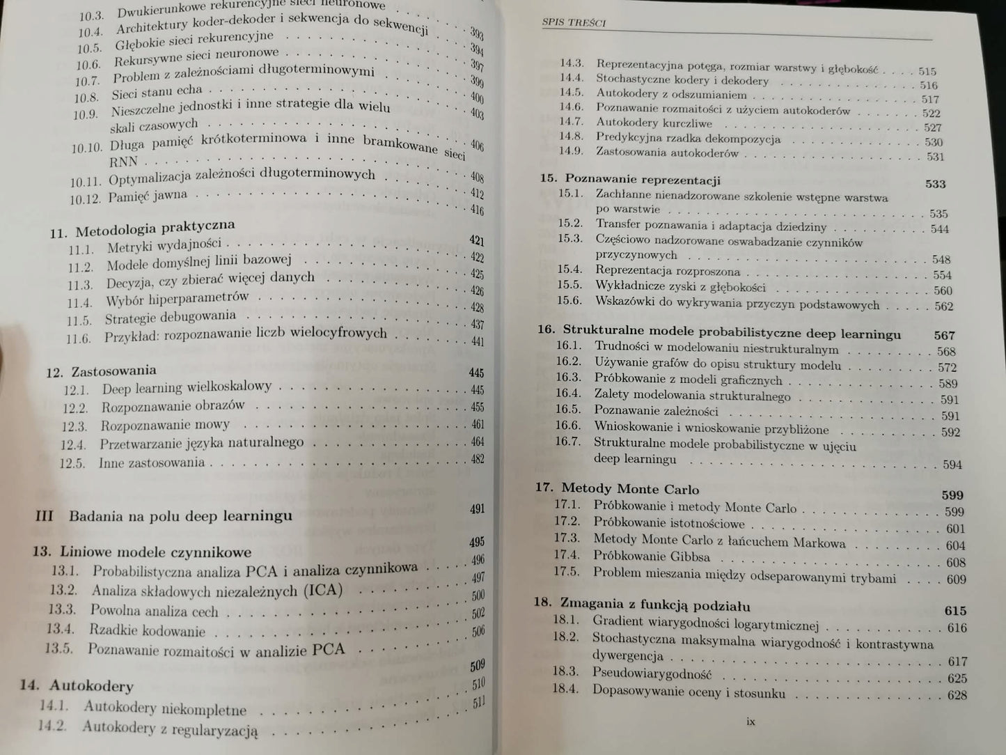 Deep Learning Współczesne systemy uczące się, Y. Bengio, I. Goodfellow