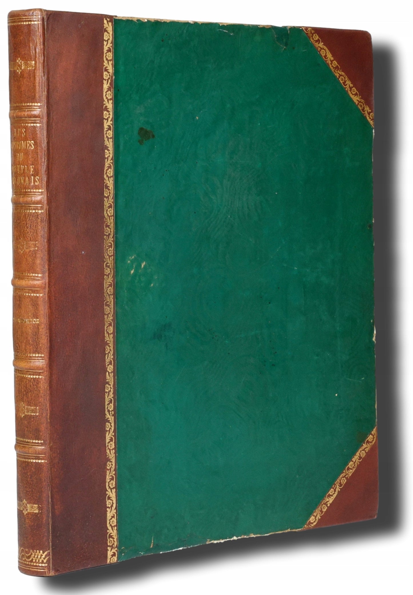 Stroje ludu polskiego, L. Zienkowicz [książka przedwojenna Paryż 1841]