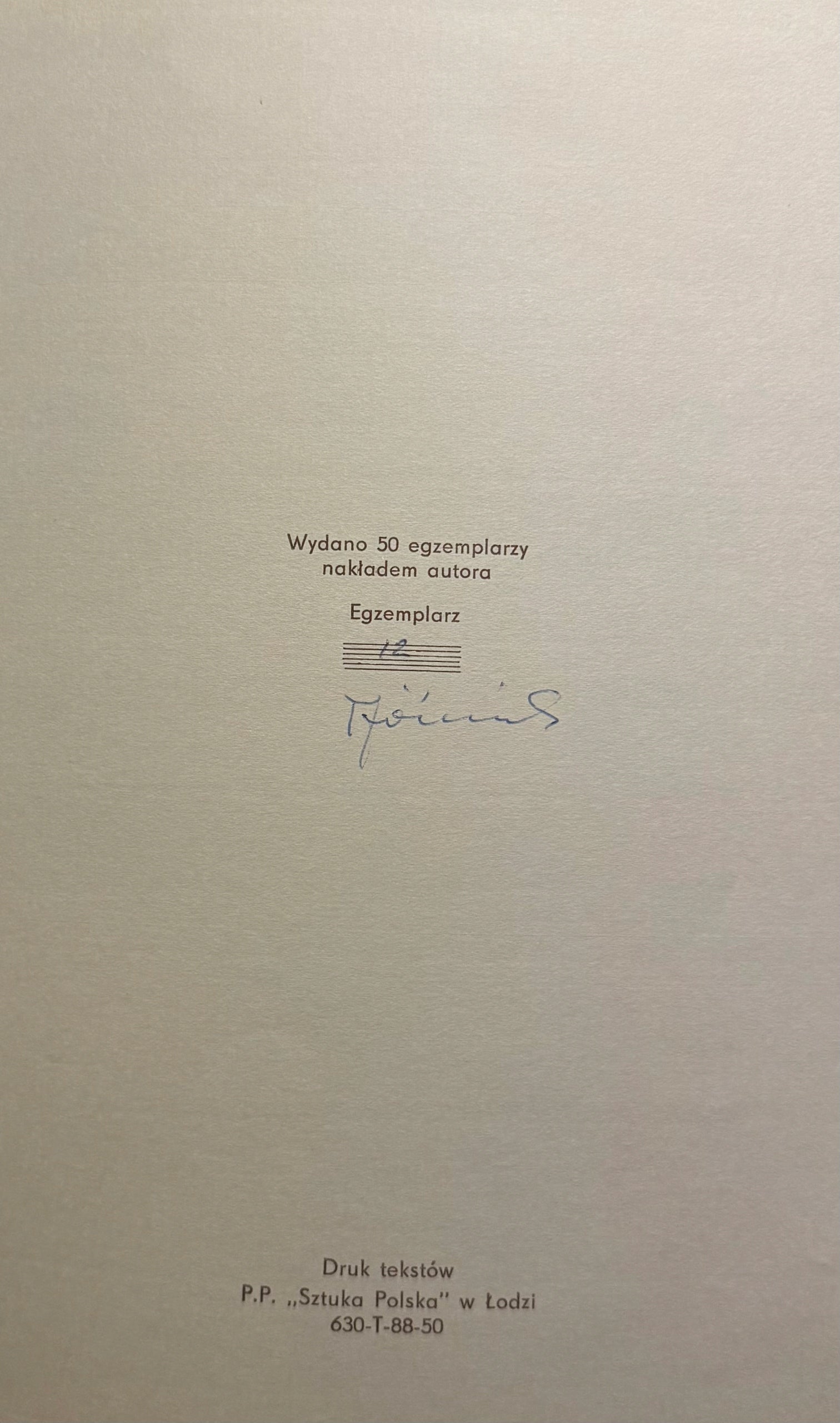Exlibrisy Teofila Jóźwiaka Miedzioryty [niewielki nakład][autograf autora]