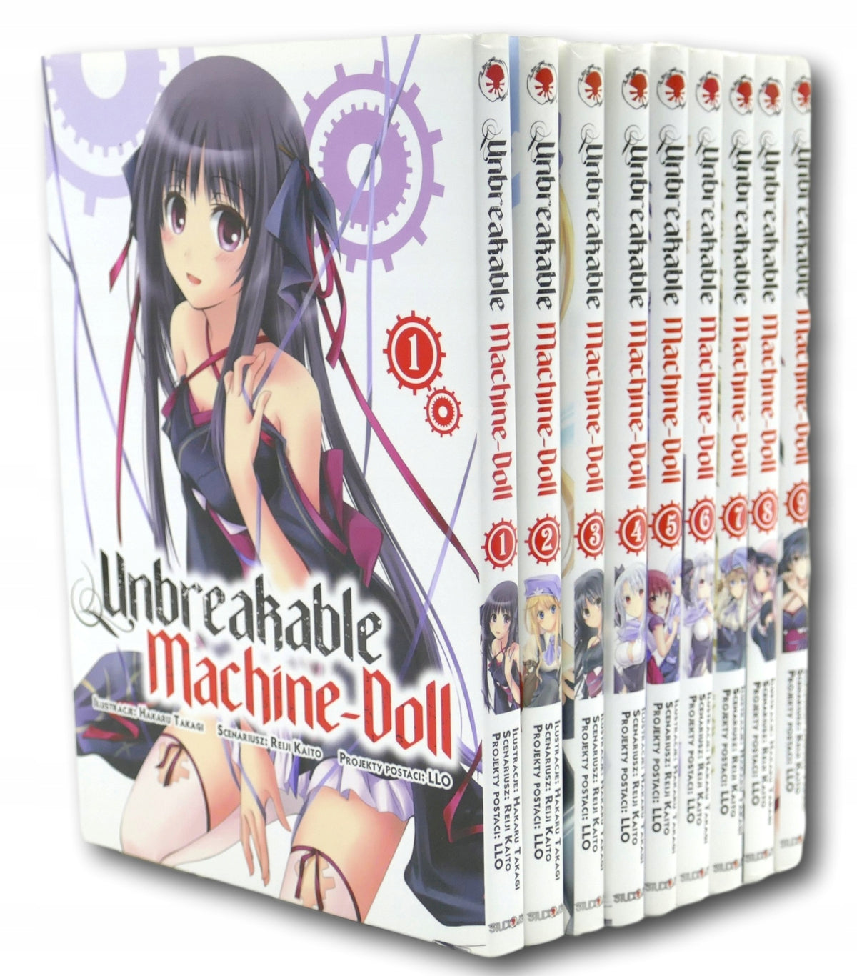 Zestaw 9 książek Praca zbiorowa Unbreakable machine-doll