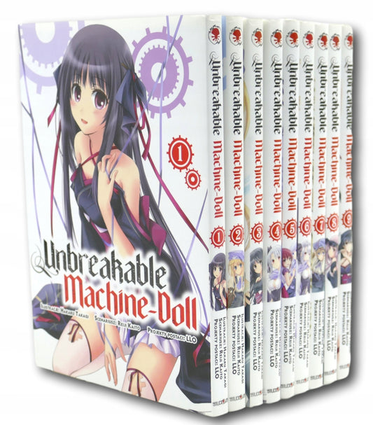 Zestaw 9 książek Praca zbiorowa Unbreakable machine-doll