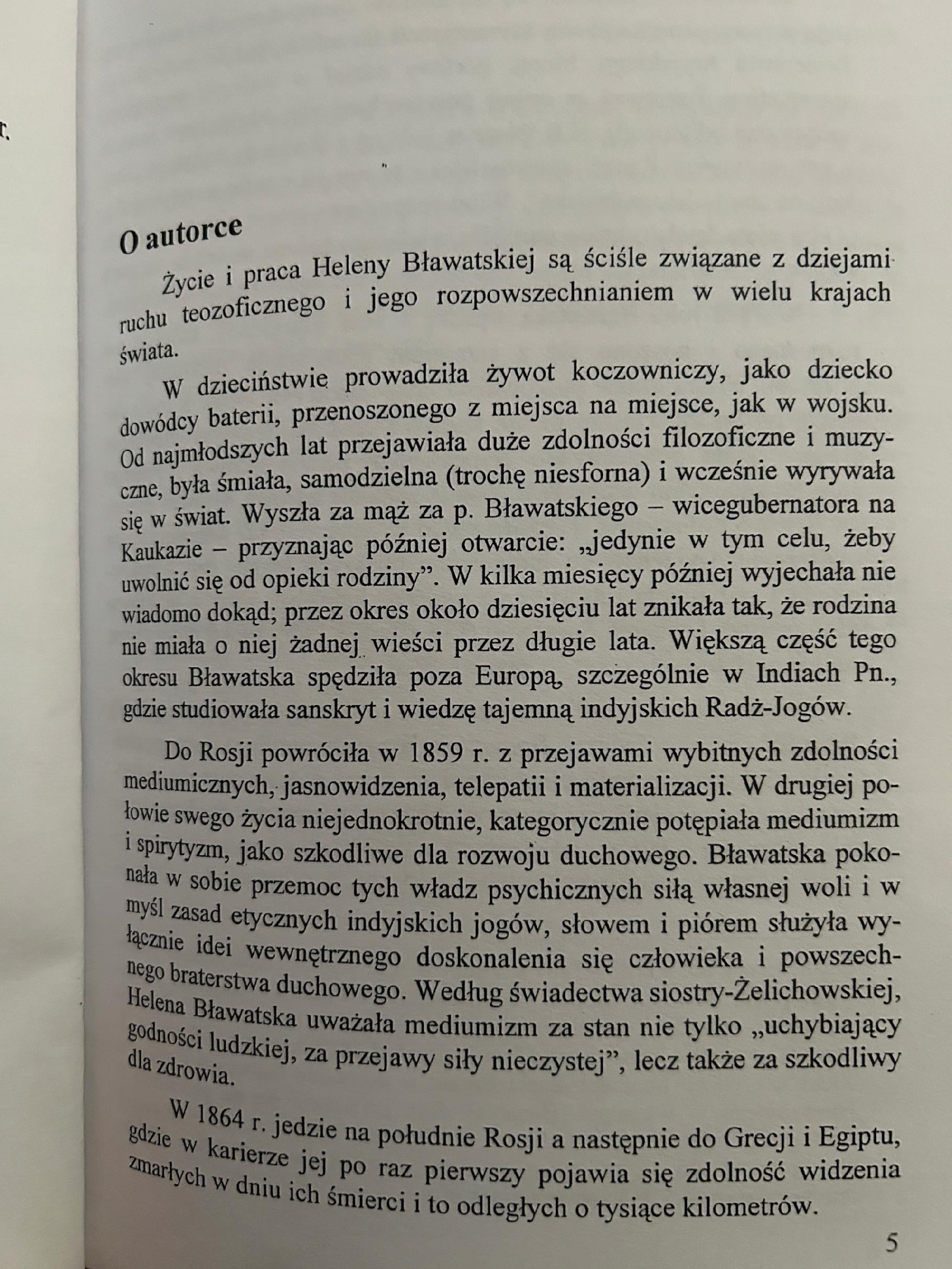 Dziwy Indii - Helena Bławatska