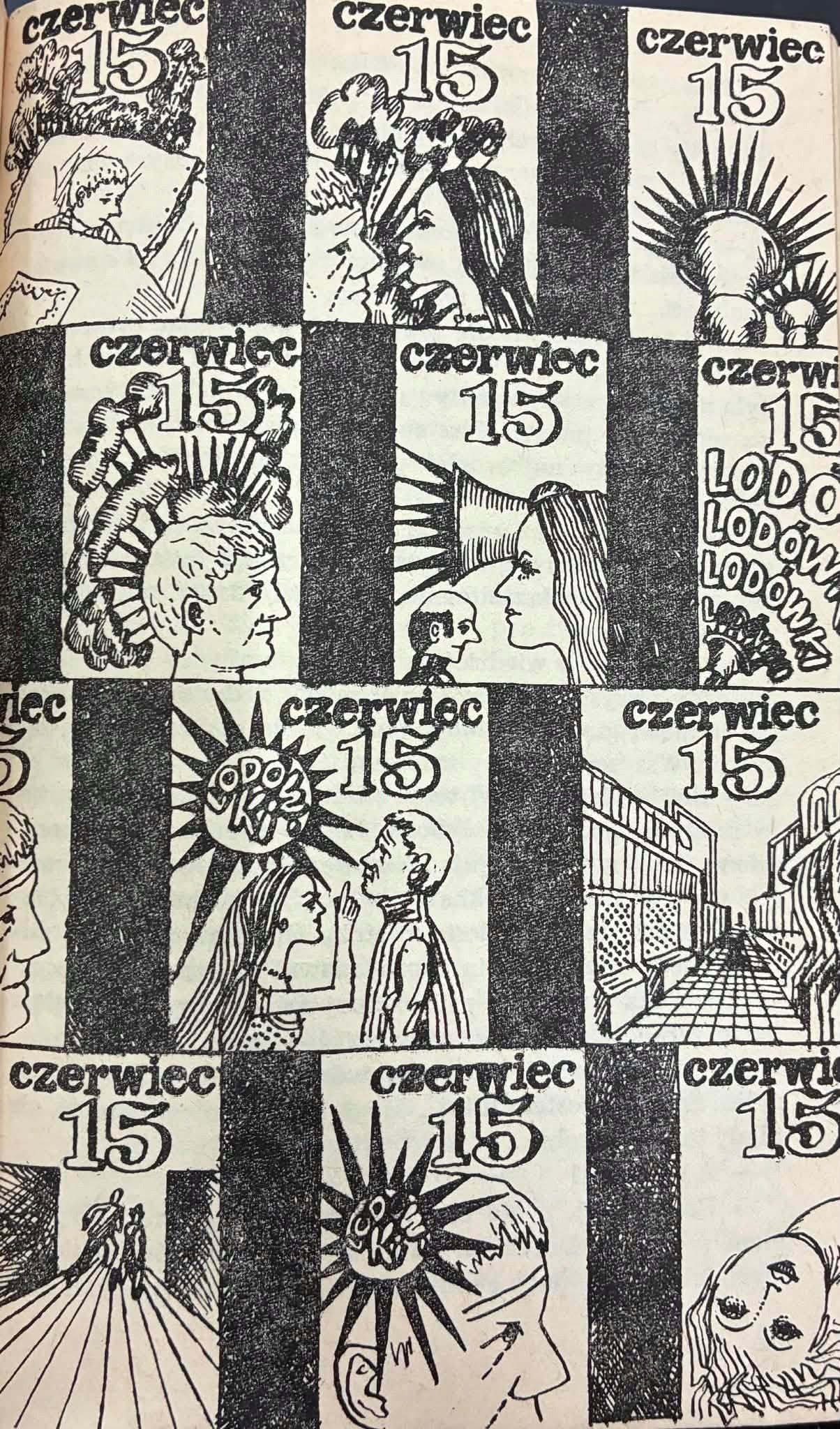 Kroki w nieznane. Almanach fantastyczno-naukowy x5 [opr. graf. Bocianowski]