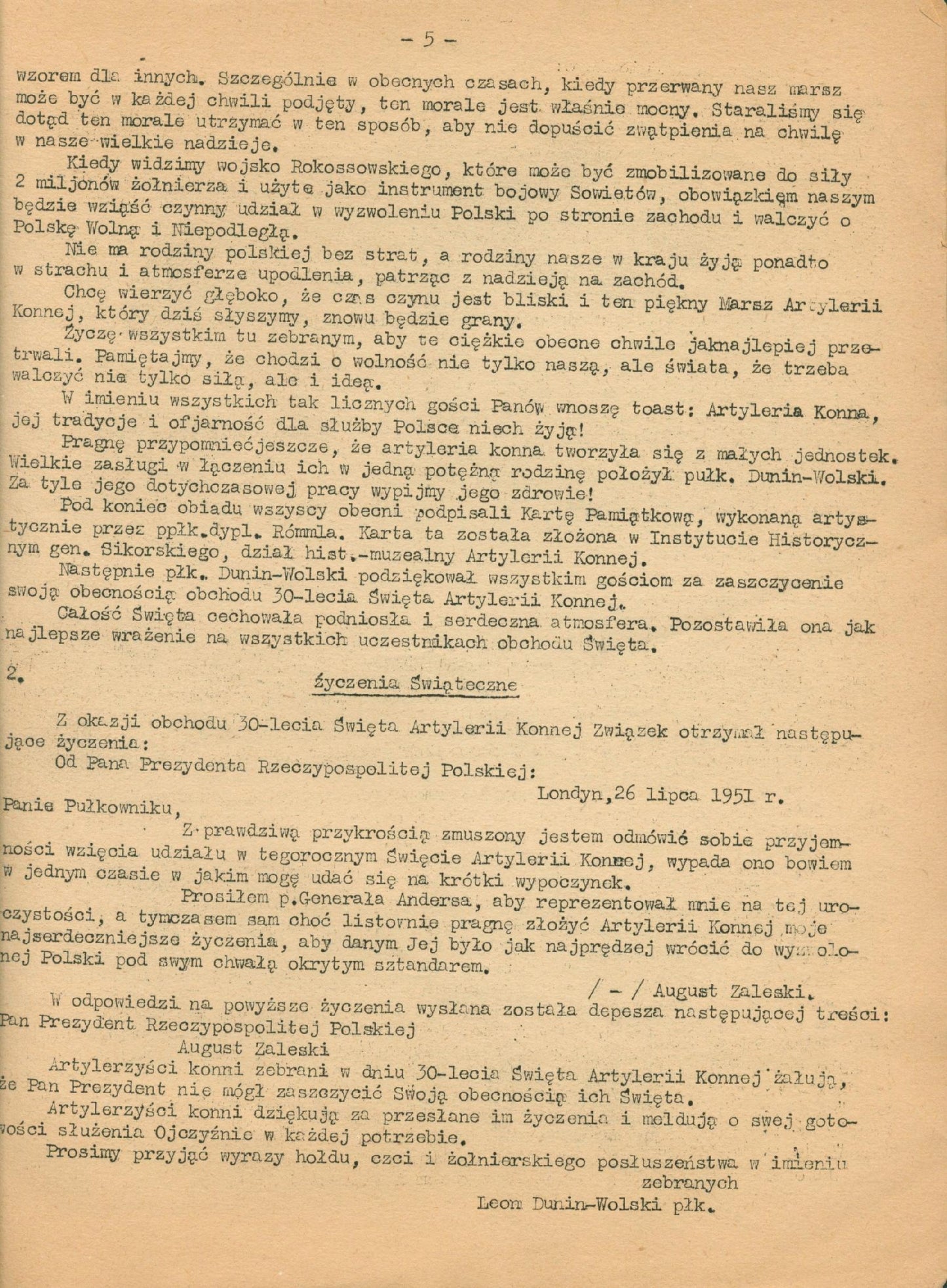 Artylerzysta Konny. Komunikat Związku Artylerzystów Konnych [1951]