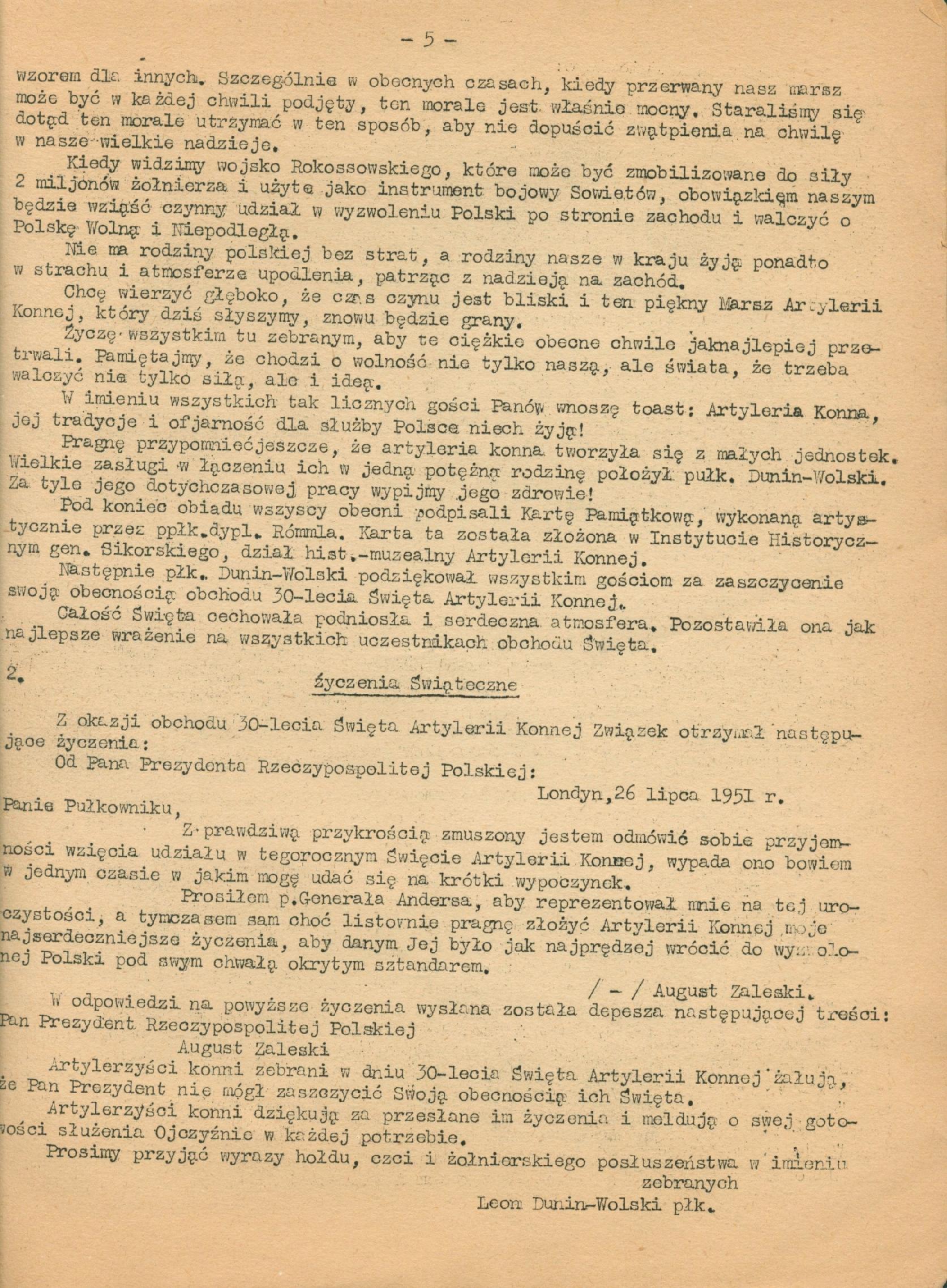 Artylerzysta Konny. Komunikat Związku Artylerzystów Konnych [1951]