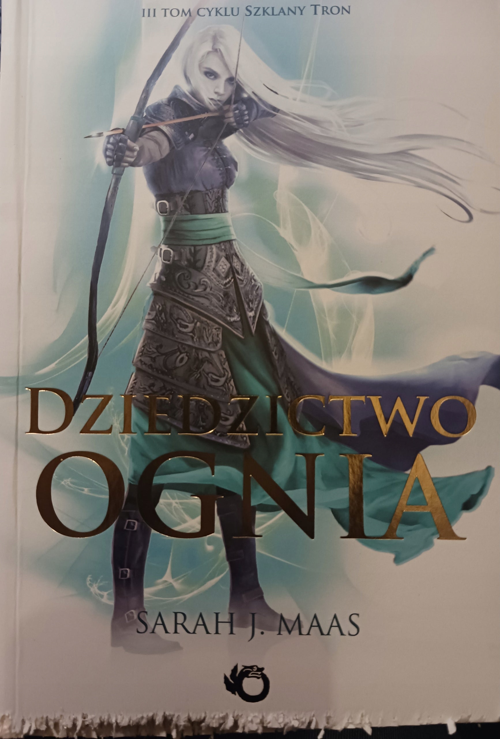 Sarah J. Maas x3 seria Szklany tron Tom 1, 2 i 3 [zestaw]