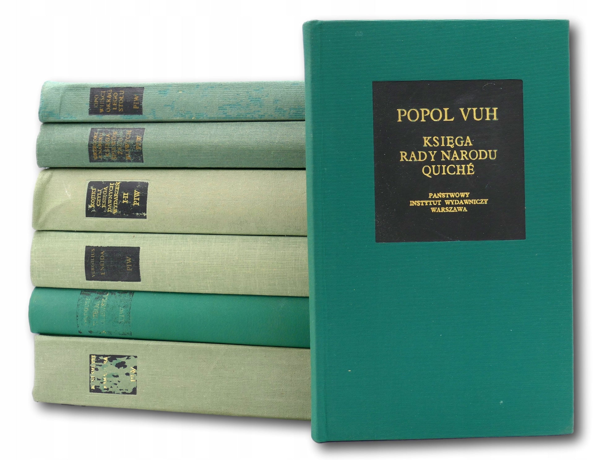 Bibliotheka Mundi PIW x7 Jacques Boulenger, Grzegorz z Nareku, Popol Vuh